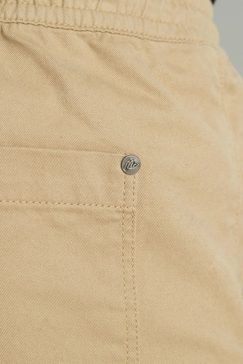 MC JEANS Short pants Khaki MCJZ059 MC JEANS Short pants Khaki MCJZ059