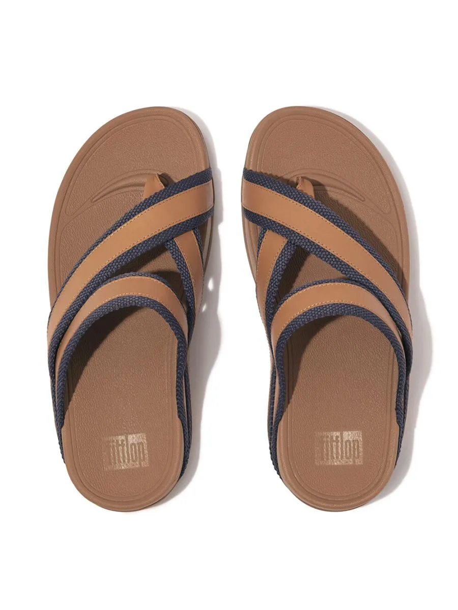 FitFlop™ MEN'S SLING WEBBING/LEATHER BROWN FitFlop™ MEN'S SLING WEBBING/LEATHER BROWN