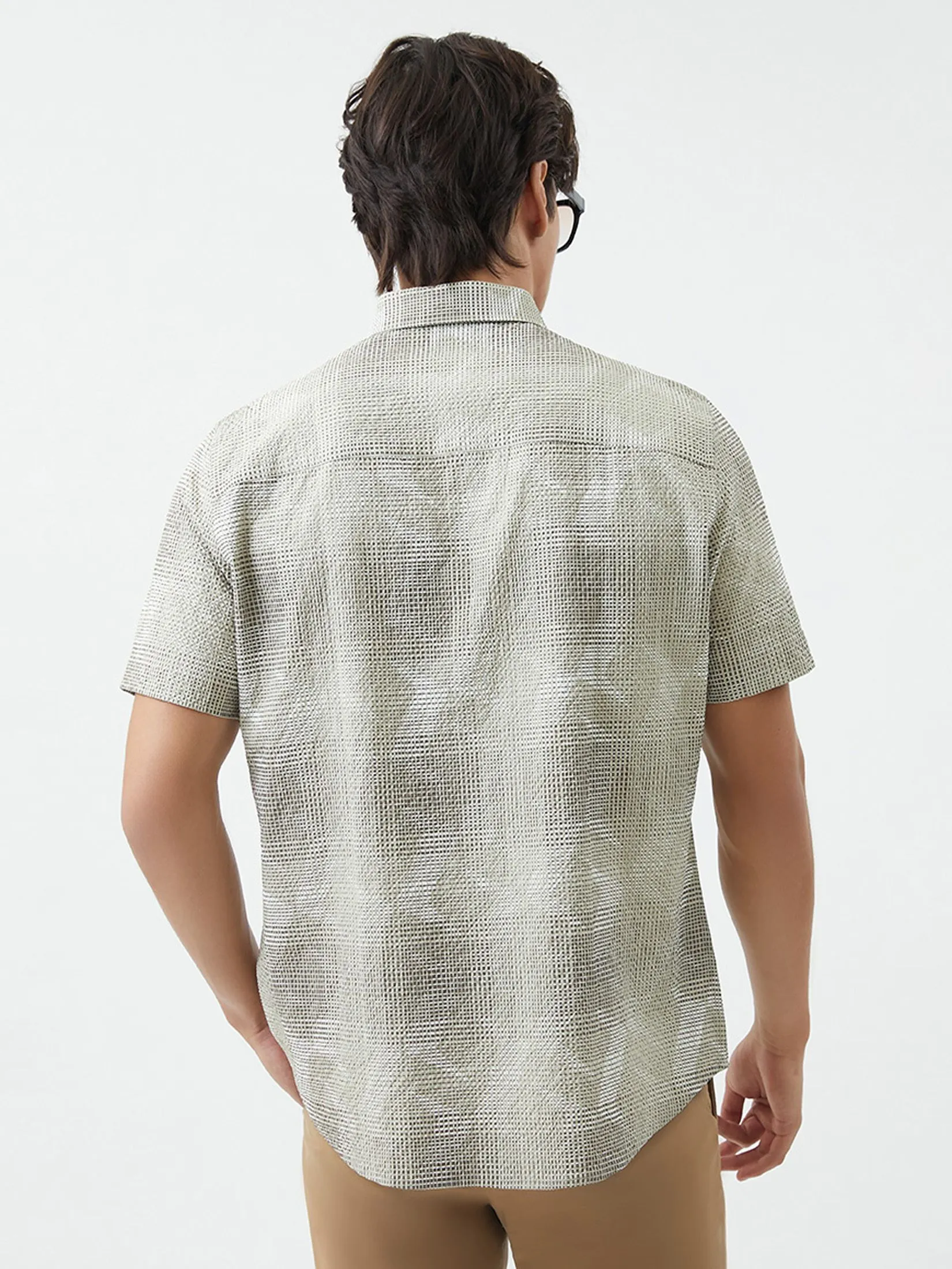 DAPPER DAPPER Geometric Mirage Print Shirt Multicolor DAPPER DAPPER Geometric Mirage Print Shirt Multicolor
