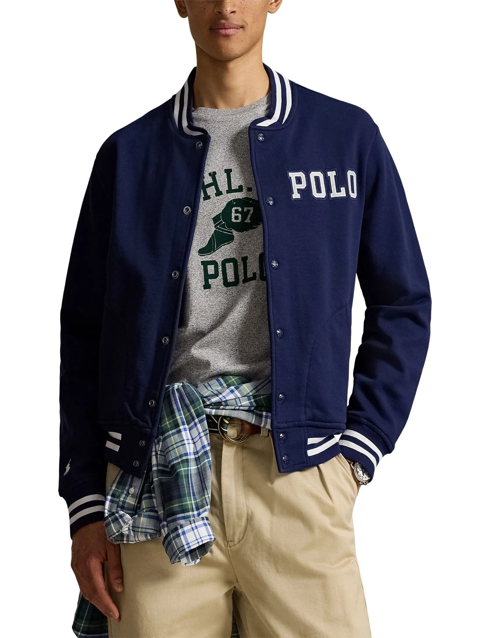 POLO RALPH LAUREN Jacket Men MNPOKNI16824469 Navy POLO RALPH LAUREN Jacket Men MNPOKNI16824469 Navy