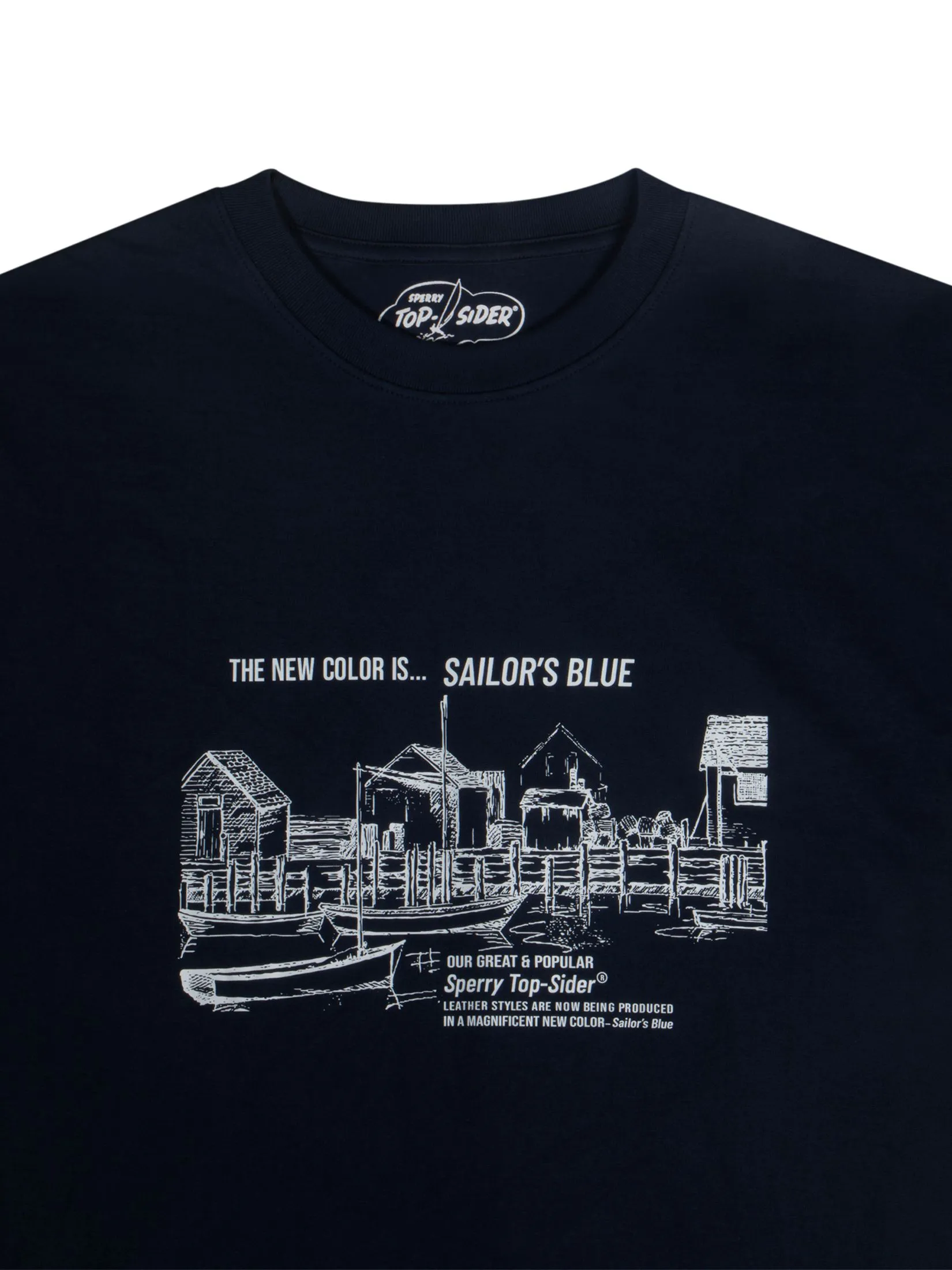 SPERRY MEN NAVY HERITAGE TEE (SAILOR'S BLUE) SPERRY MEN NAVY HERITAGE TEE (SAILOR'S BLUE)