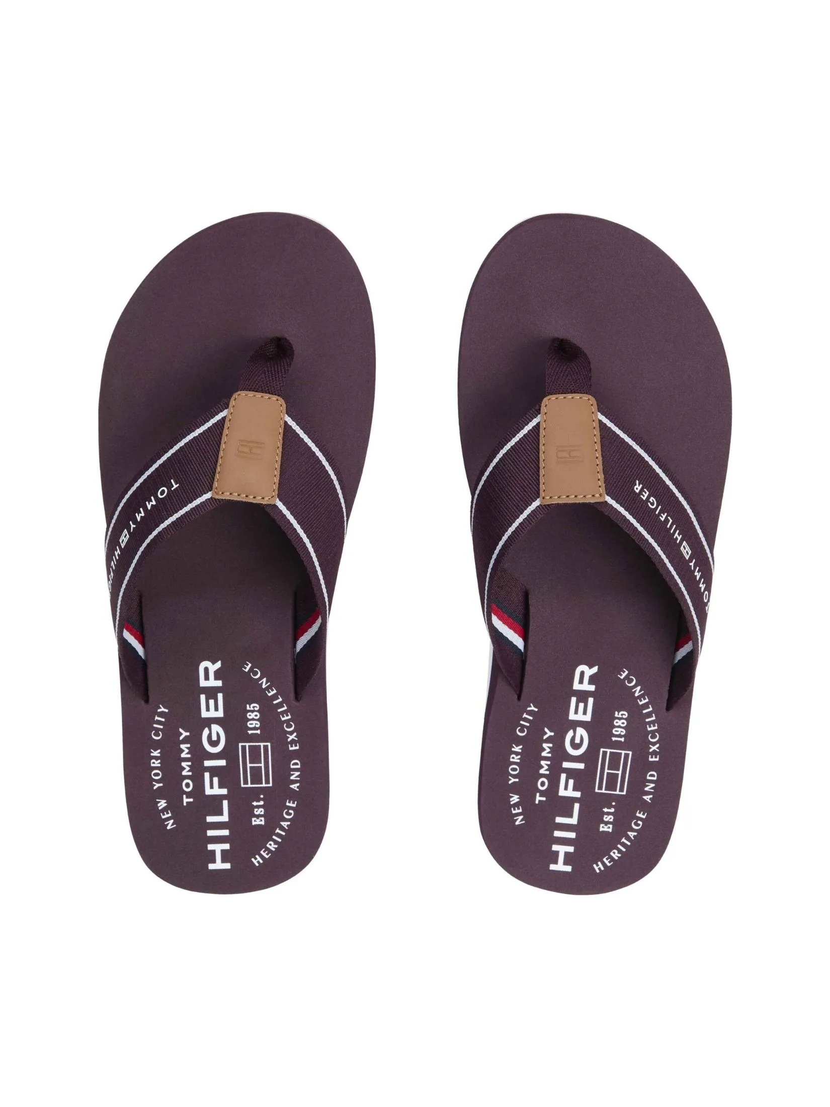 TOMMY HILFIGER Men FLIP FLOP RED TOMMY HILFIGER Men FLIP FLOP RED
