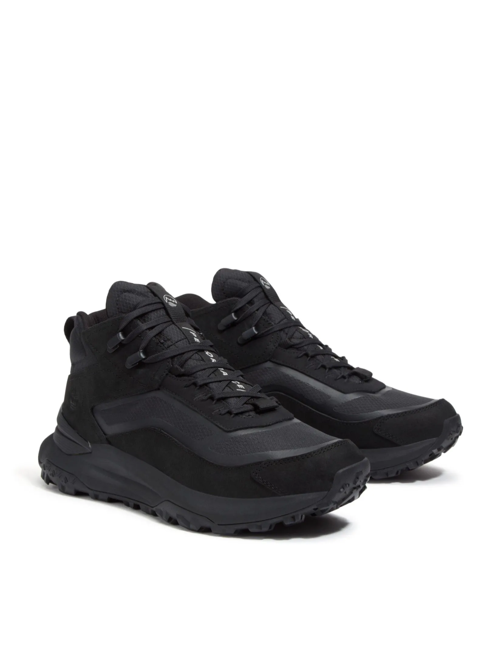 TIMBERLAND Men's Motion Access Mid Lace Up Hiking boot BLACK RIPSTOP