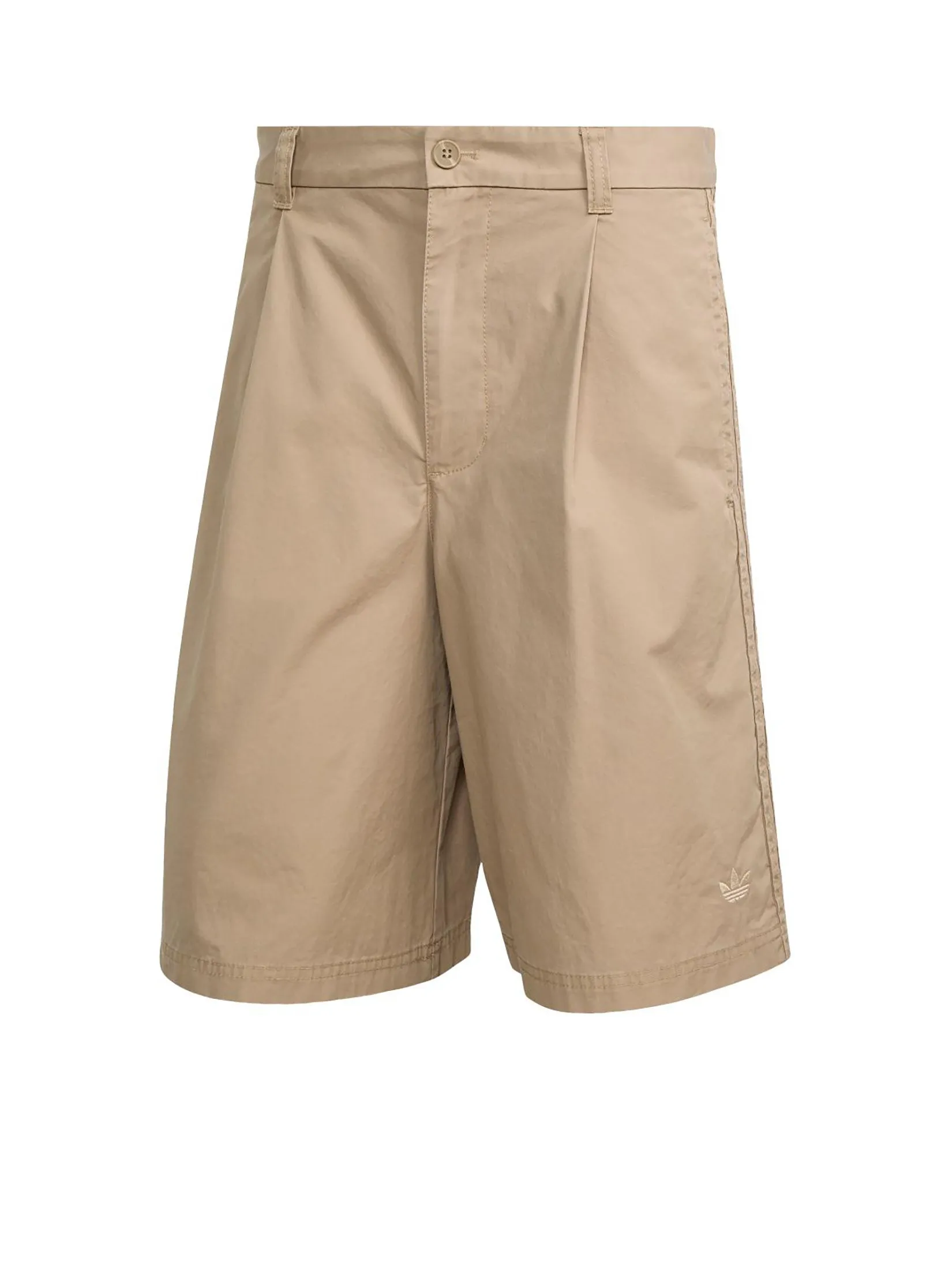 ADIDAS Men Bermuda Shorts Adidas Originals Wide Leg Khaki Beige ADIDAS Men Bermuda Shorts Adidas Originals Wide Leg Khaki Beige