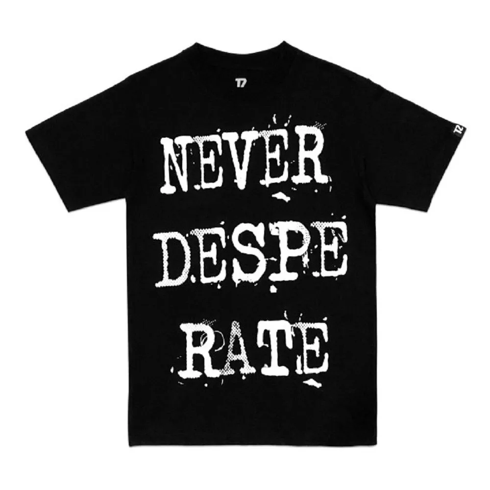 TZ WORLDWIDE NEVER DESPERATE - BLACK TZ WORLDWIDE NEVER DESPERATE - BLACK