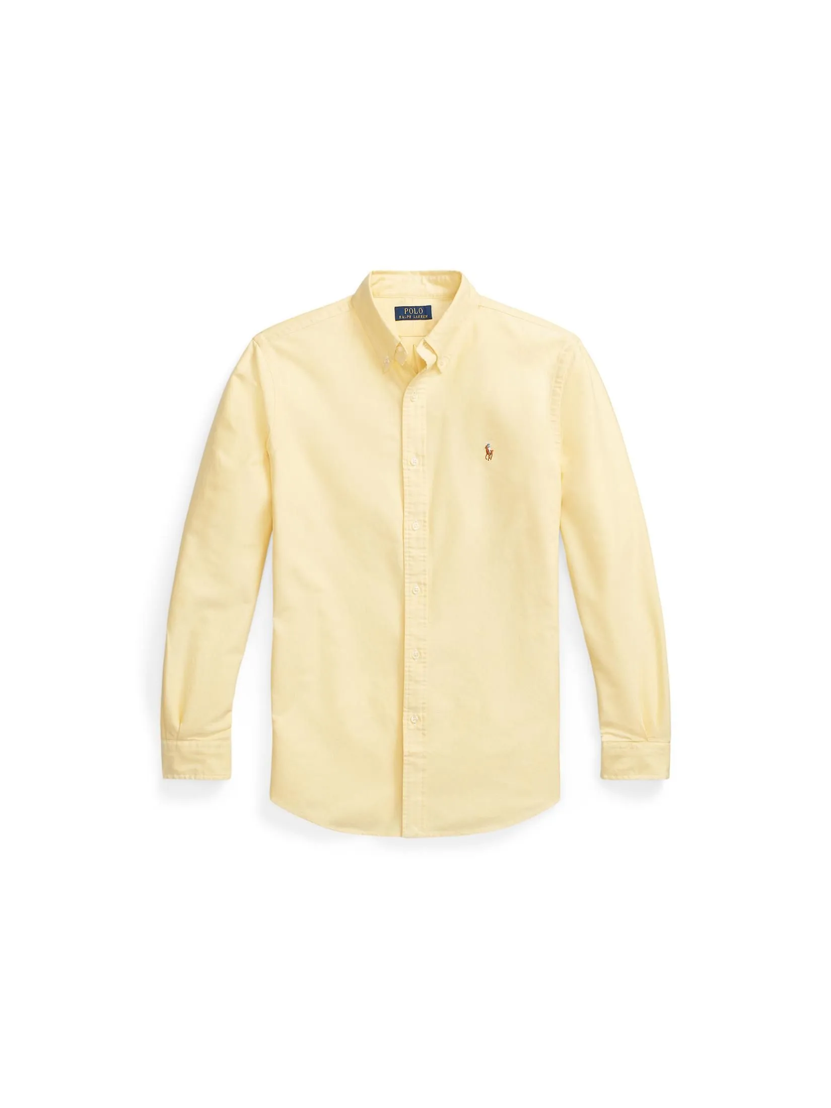 POLO RALPH LAUREN Men Shirt-Custom Fit Oxford Shirt MNPOWOV16823593-Yellow POLO RALPH LAUREN Men Shirt-Custom Fit Oxford Shirt MNPOWOV16823593-Yellow