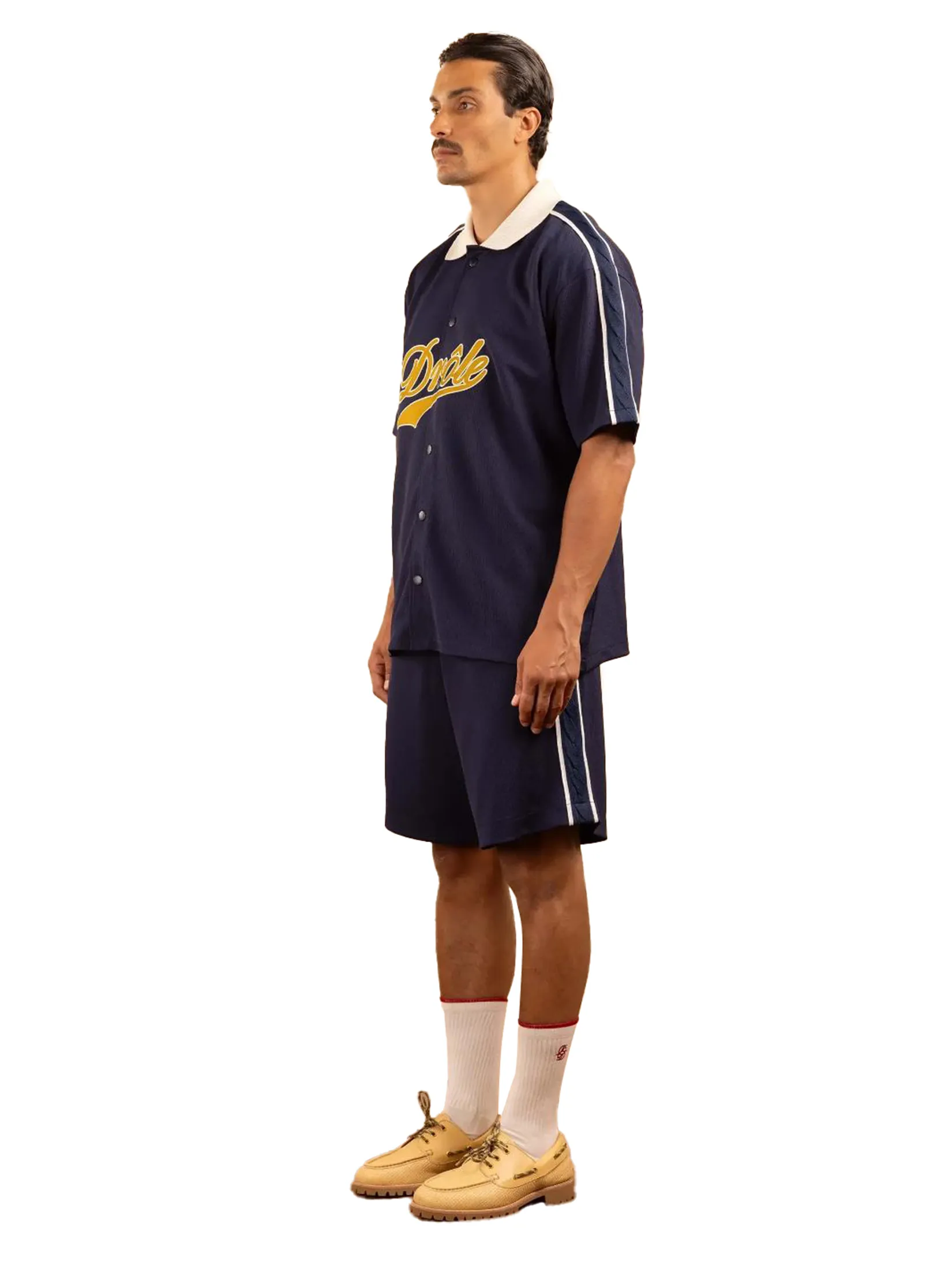 DROLE DE MONSIEUR Men Shorts The Twisted Navy DROLE DE MONSIEUR Men Shorts The Twisted Navy