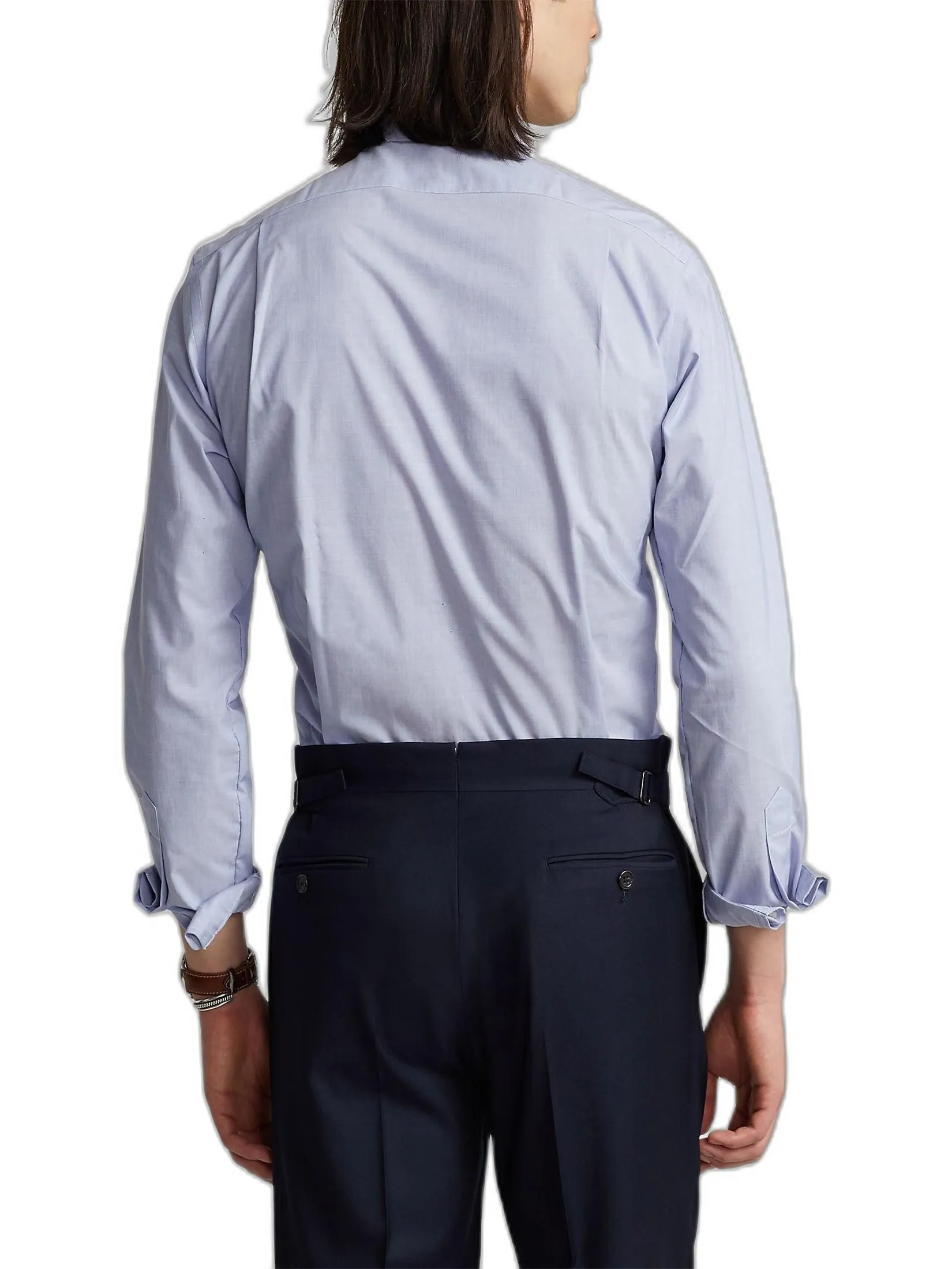 POLO RALPH LAUREN Men Shirt Dress-Custom Fit Poplin Shirt MNPODSH37620464-Blue POLO RALPH LAUREN Men Shirt Dress-Custom Fit Poplin Shirt MNPODSH37620464-Blue