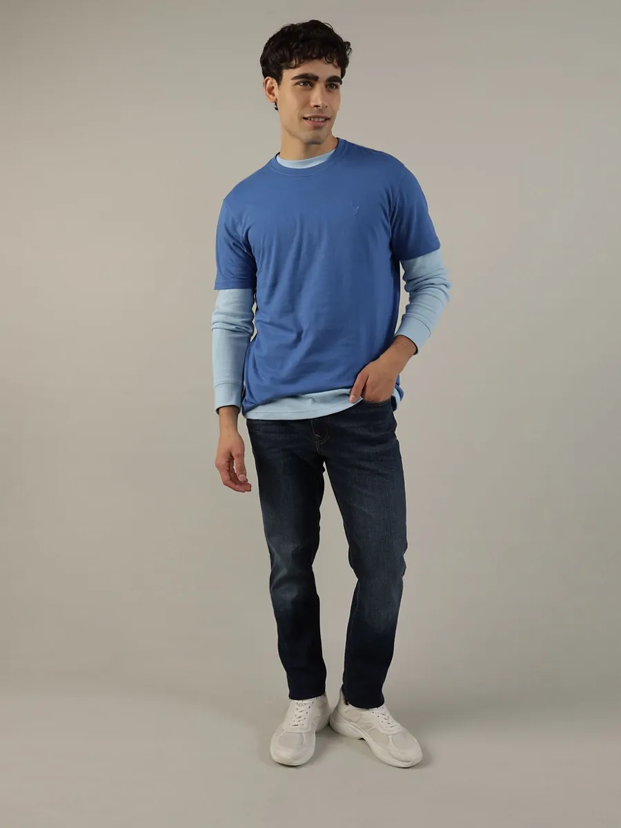 American Eagle MEN K-SS BUTLER TEE RGD-INTL 414 BLUE STREET American Eagle MEN K-SS BUTLER TEE RGD-INTL 414 BLUE STREET