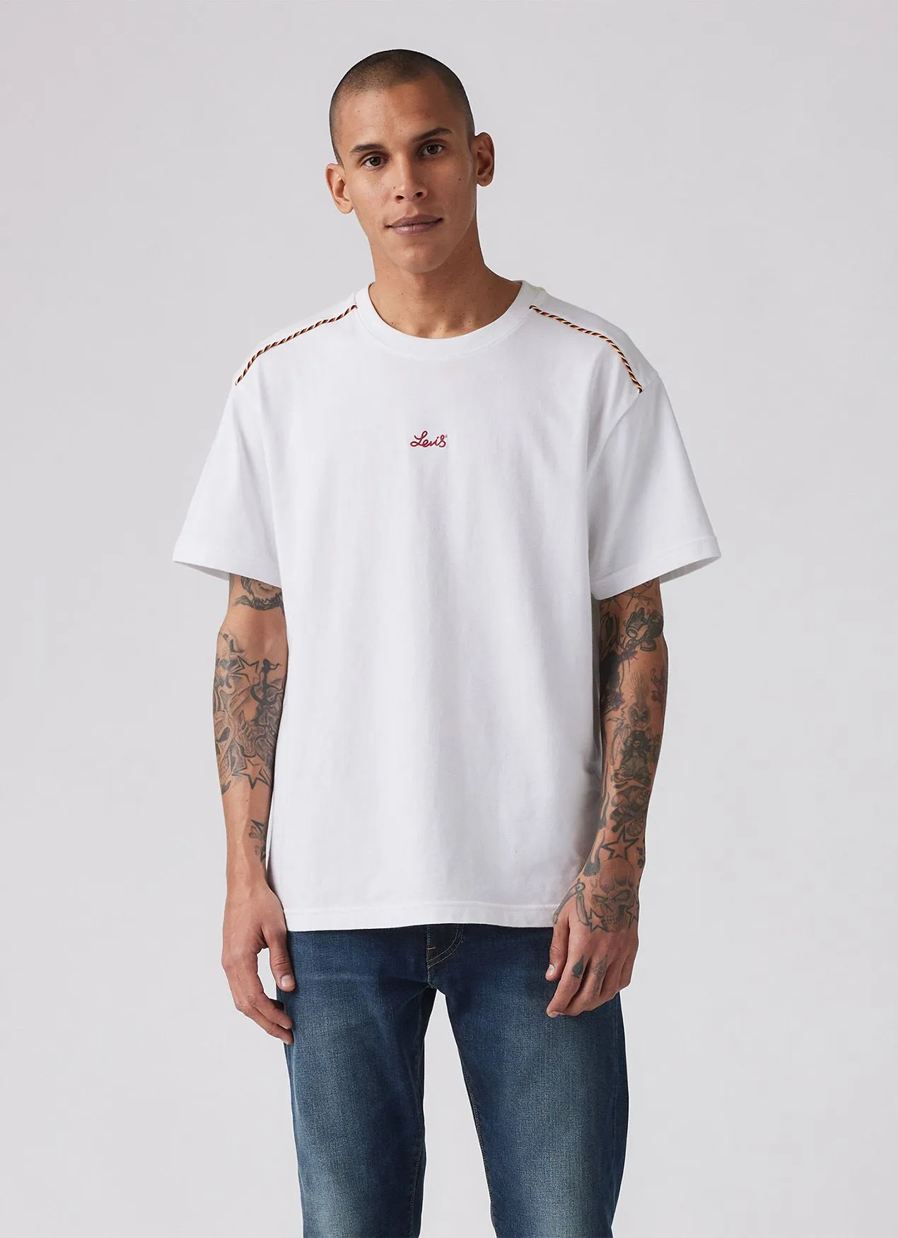 LEVI'S Men's Lunar New Year Graphic Tee White LEVI'S Men's Lunar New Year Graphic Tee White
