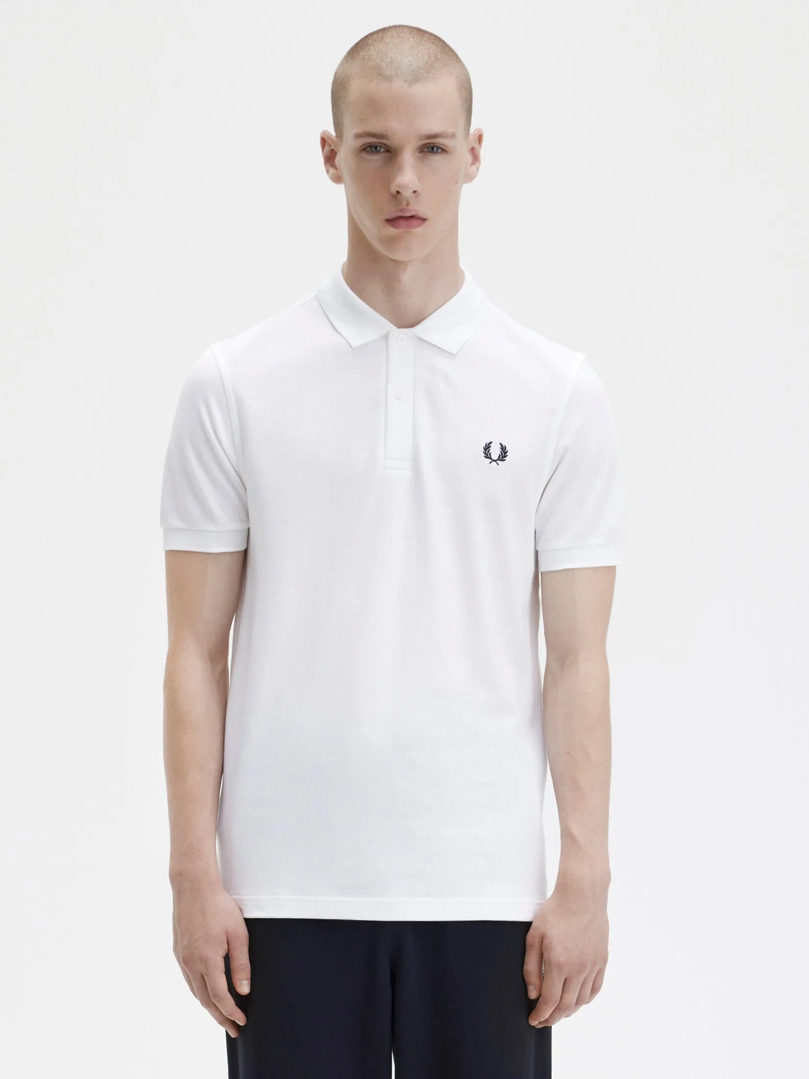 Fred Perry Men THE FRED PERRY SHIRT White Fred Perry Men THE FRED PERRY SHIRT White