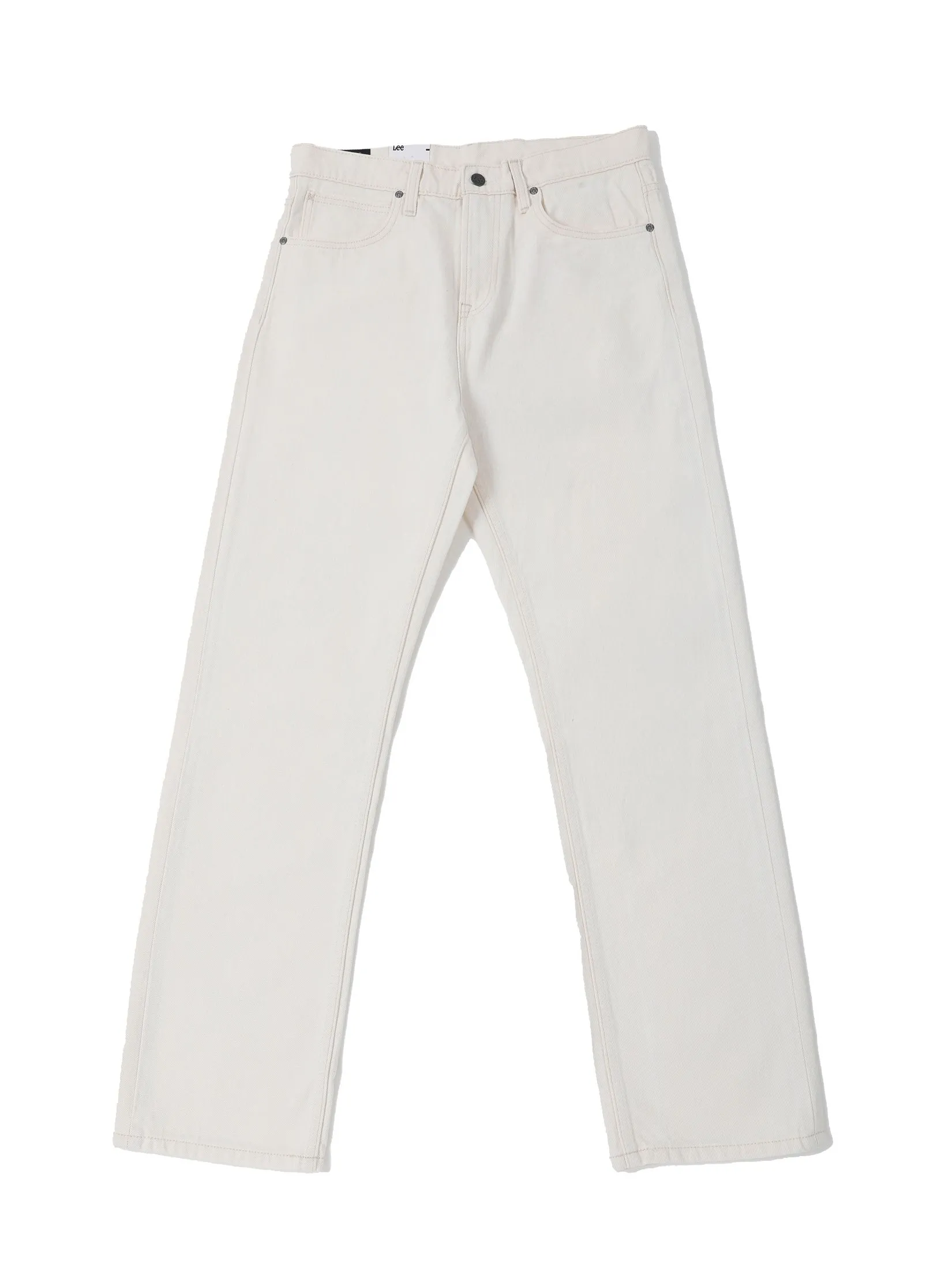 LEE Men's Jeans Lee Sort Collection Mid Regular Fit Off-White LEE Men's Jeans Lee Sort Collection Mid Regular Fit Off-White