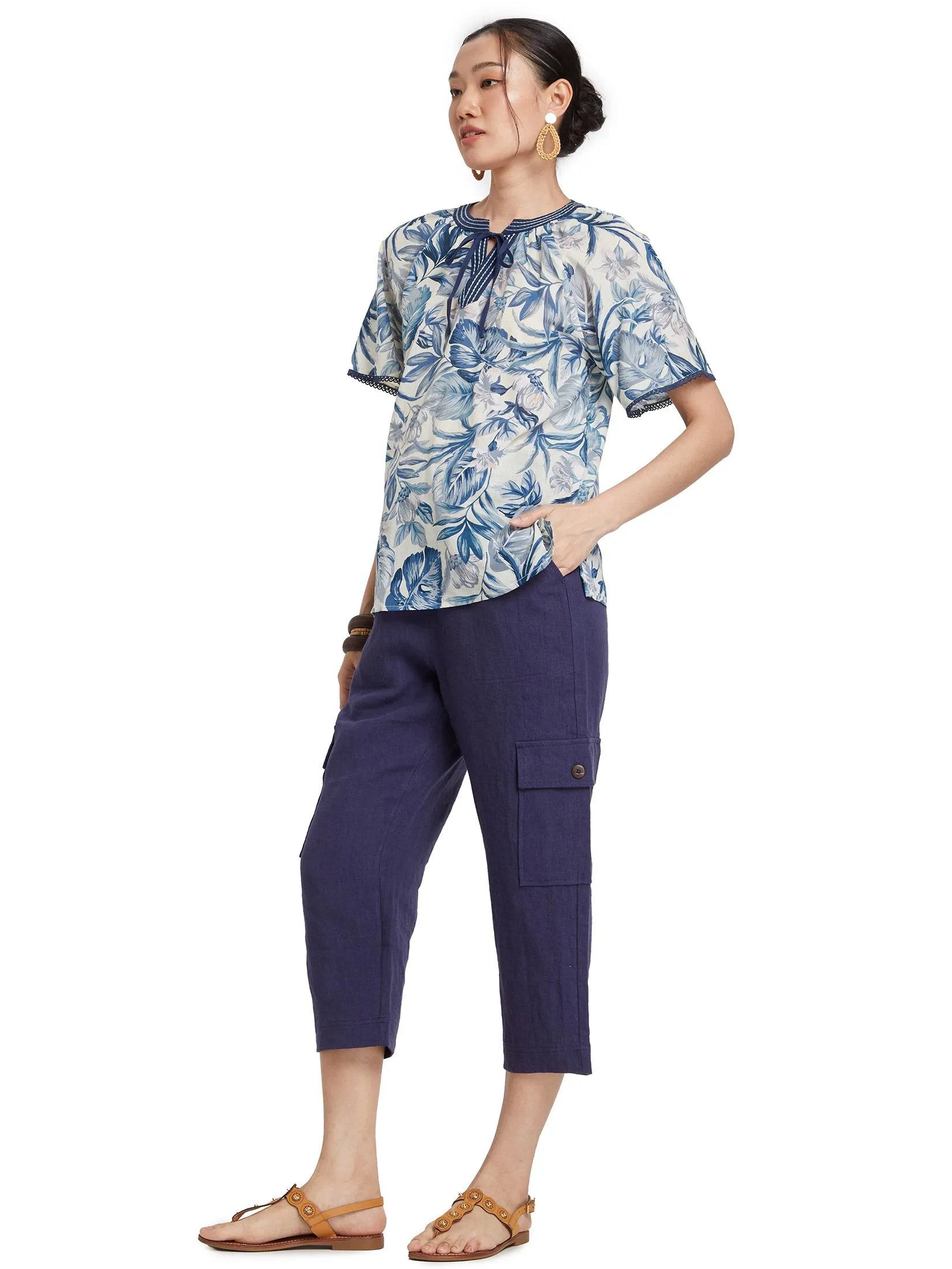 JOURNAL Women Pants Linen Woven JOURNAL Women Pants Linen Woven