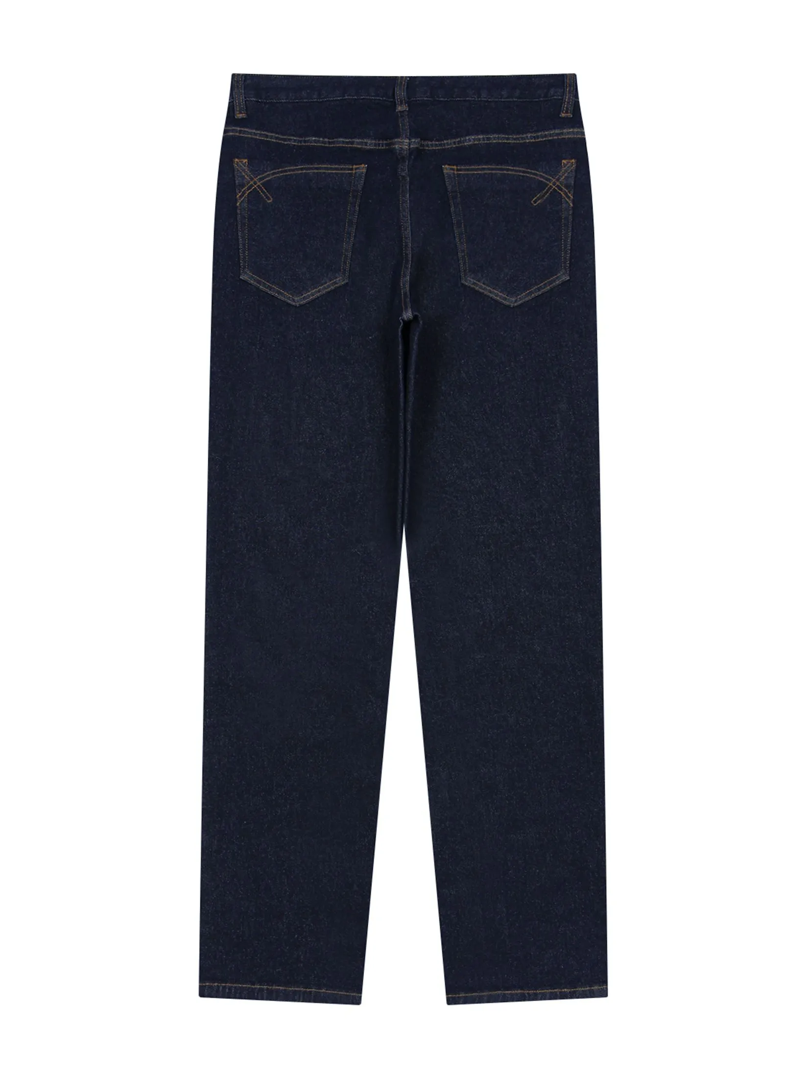 GIORDANO Men's Colorfast Mid-Rise Denim Jeans (Online Exclusive) Original Denim Blue GIORDANO Men's Colorfast Mid-Rise Denim Jeans (Online Exclusive) Original Denim Blue