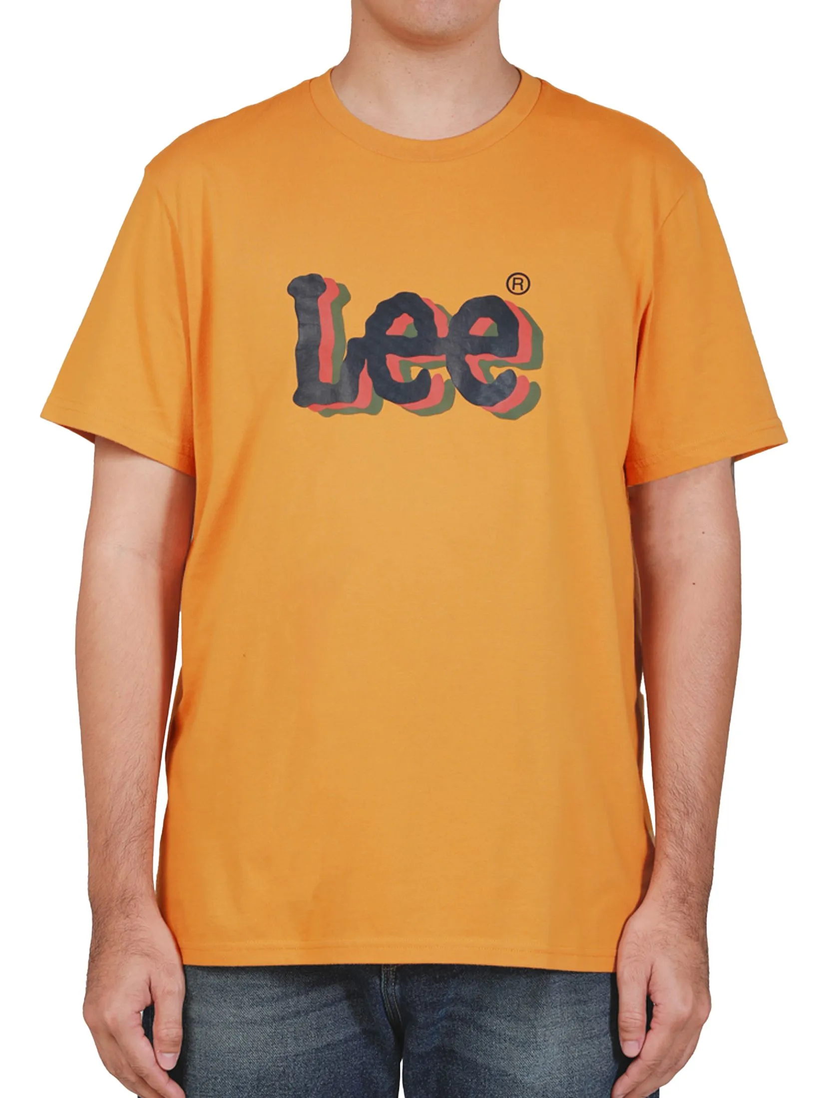LEE Men's Tee Short Sleeve Regular Fit Yellow LEE Men's Tee Short Sleeve Regular Fit Yellow