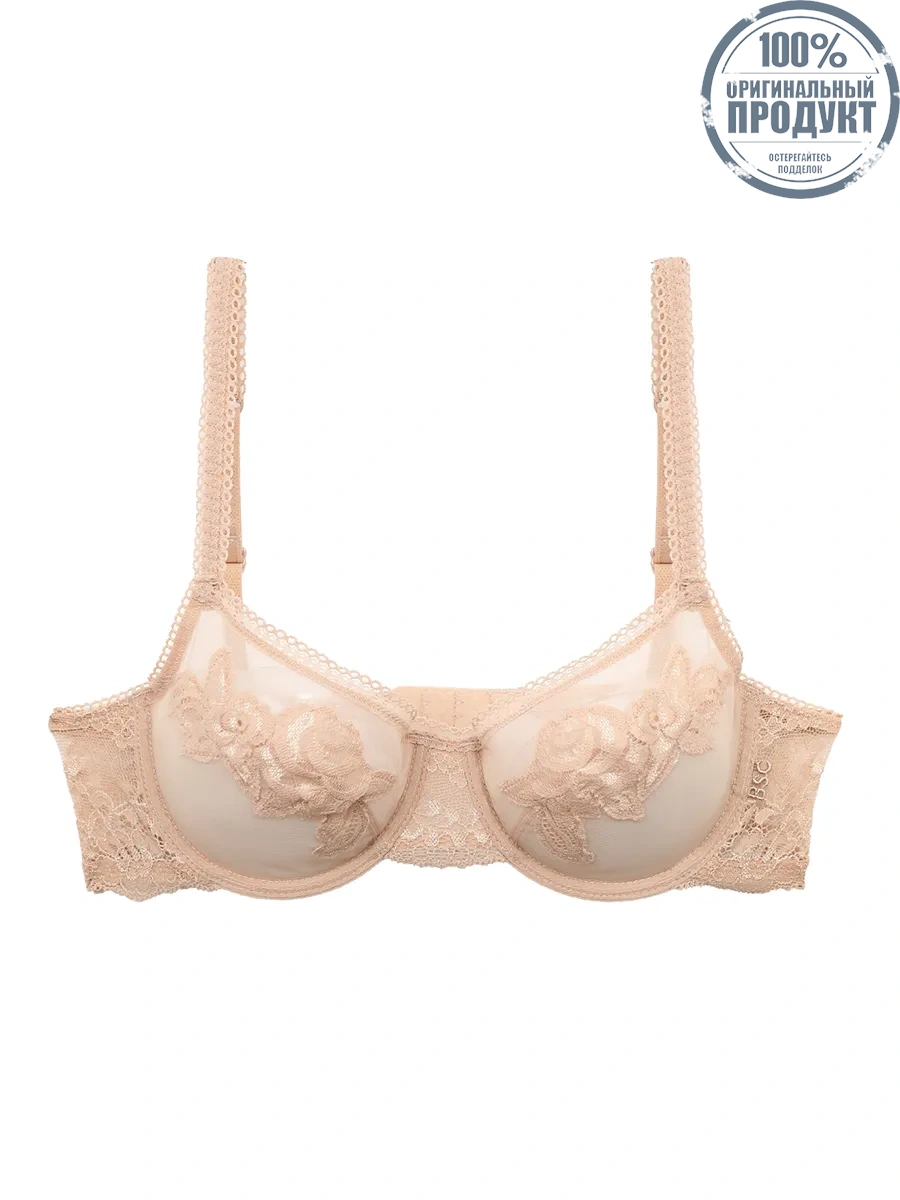 BSC Lingerie Women Bra Sexy Lace See Through wire BB1453BE Beige BSC Lingerie Women Bra Sexy Lace See Through wire BB1453BE Beige