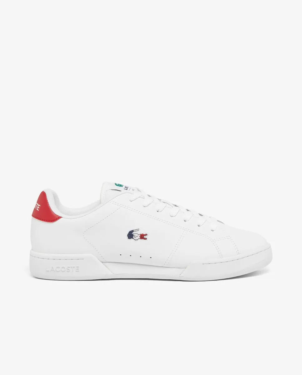 LACOSTE Men’s Carnaby Cup Leather Sneakers White LACOSTE Men’s Carnaby Cup Leather Sneakers White