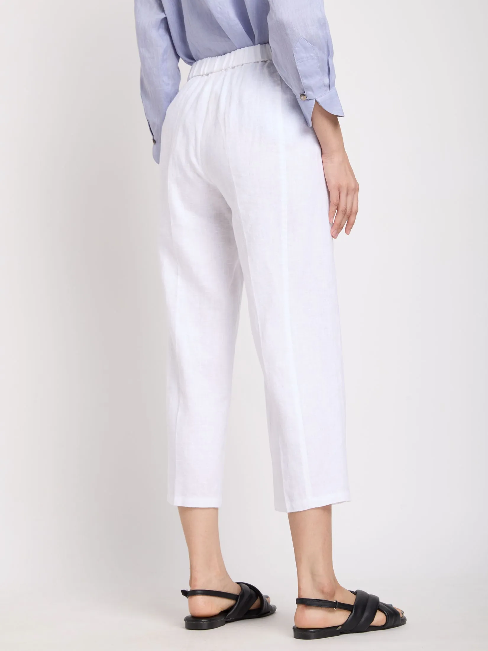 SIMPLICITY Women Pants Plain Tone Linen SIMPLICITY Women Pants Plain Tone Linen