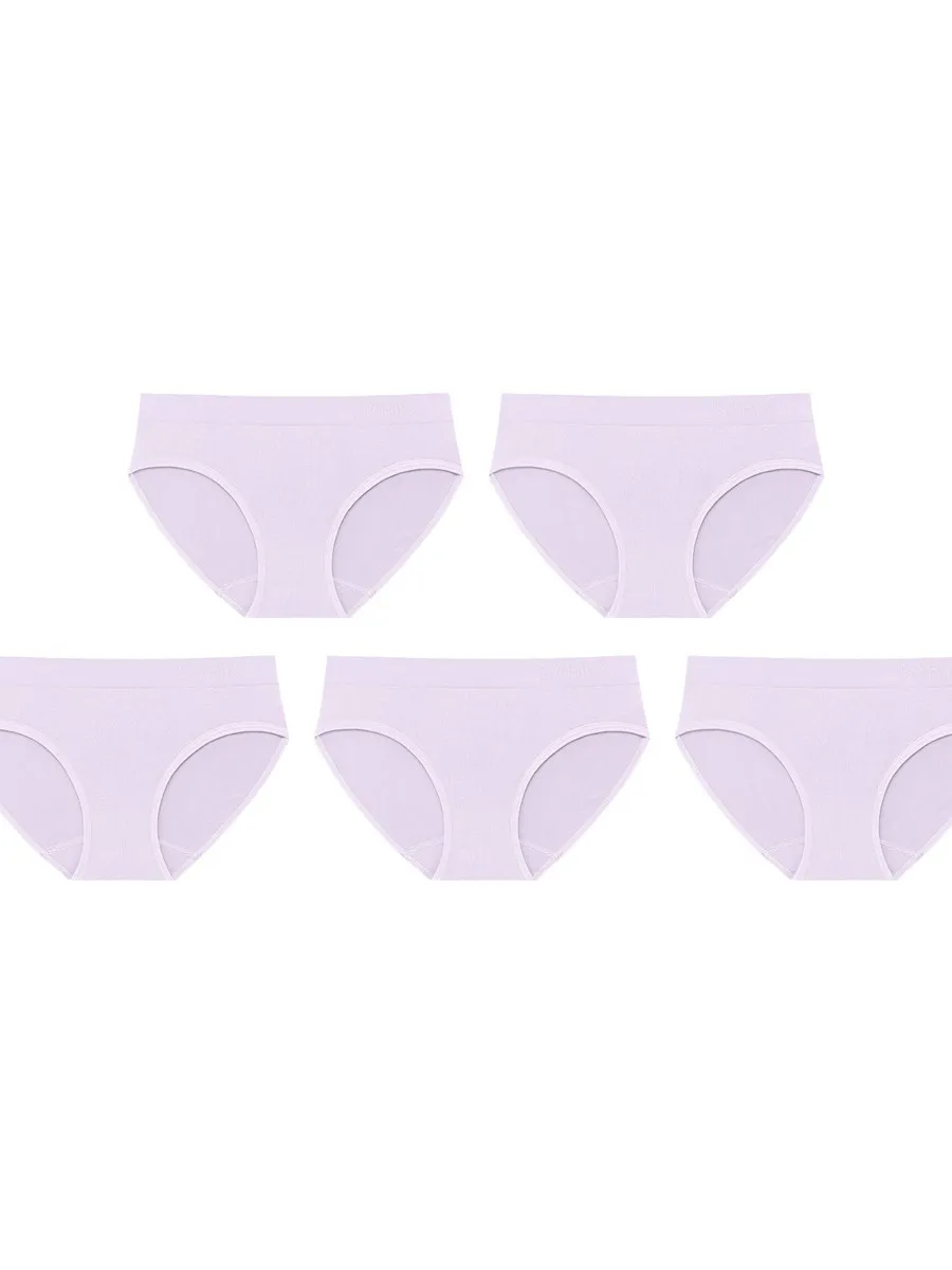 SABINA [Pack 5 Piece] [Online Exclusive]  Seamless Fit Bikini Panty - Light Violet