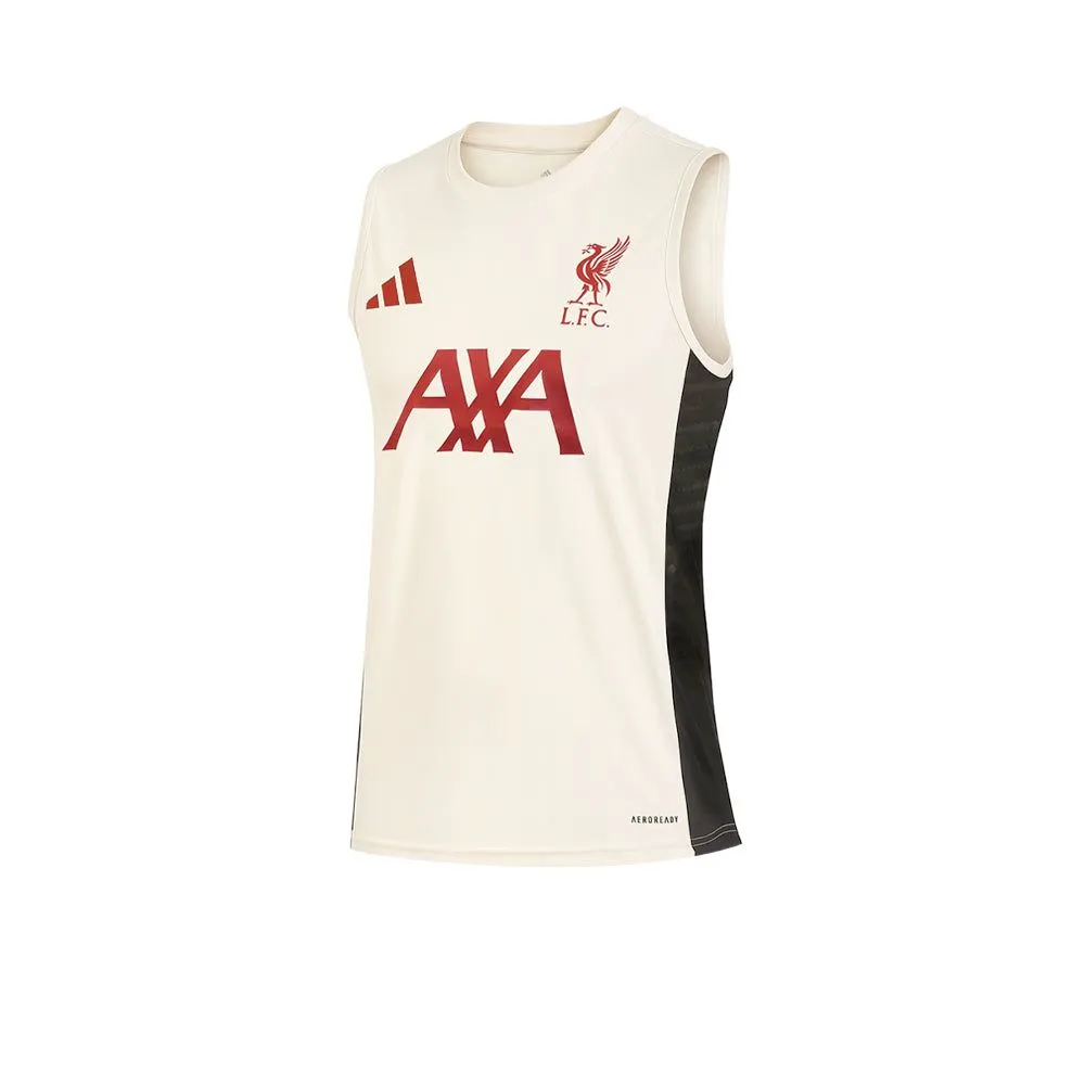 ADIDAS Liverpool FC Tiro 25 Competition Sleeveless Men Football Jersey White - AD001AP284ENTH