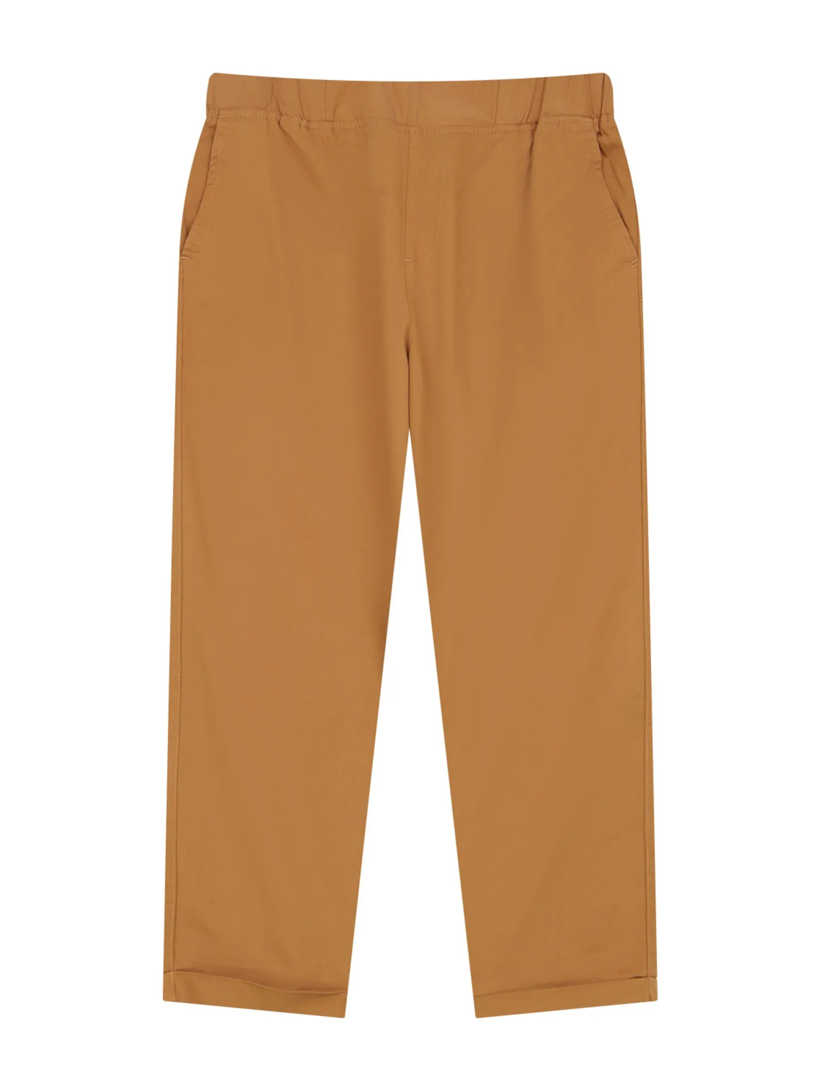 GIORDANO Women's Capri Long Pants Bran Yellow GIORDANO Women's Capri Long Pants Bran Yellow