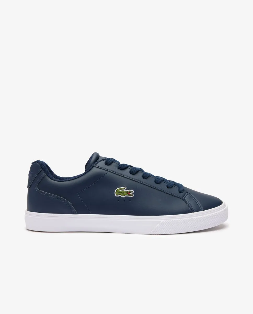 LACOSTE Navy Men’s Lacoste Lerond Pro Leather Trainers LACOSTE Navy Men’s Lacoste Lerond Pro Leather Trainers