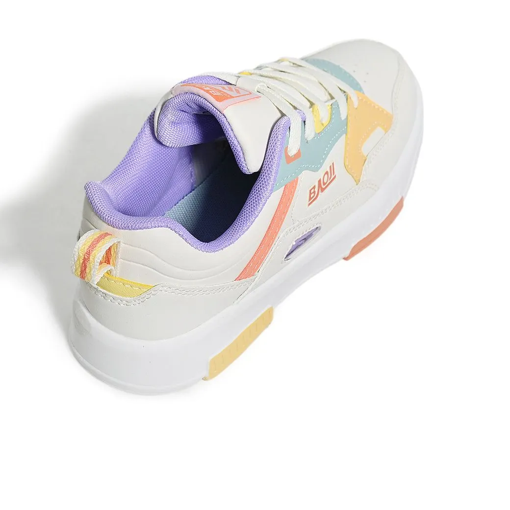 BAOJI Women's Casual Sneakers Model BJW1004 - Apricot/Yellow BAOJI Women's Casual Sneakers Model BJW1004 - Apricot/Yellow