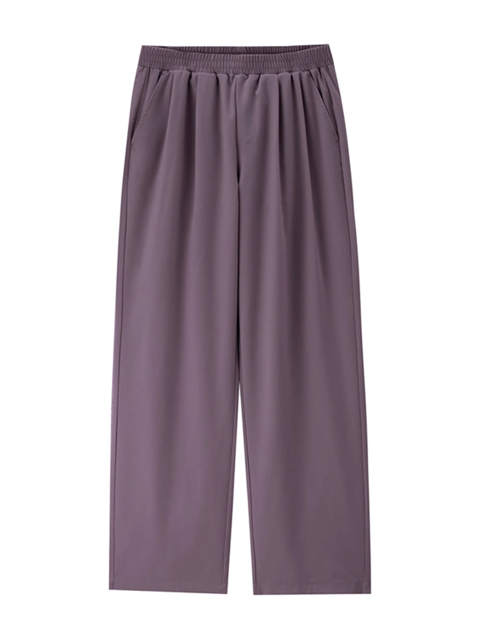 GIORDANO Women's Beau Monde  4-Way Stretch Pants (Online Exclusive) Oil Purple GIORDANO Women's Beau Monde  4-Way Stretch Pants (Online Exclusive) Oil Purple