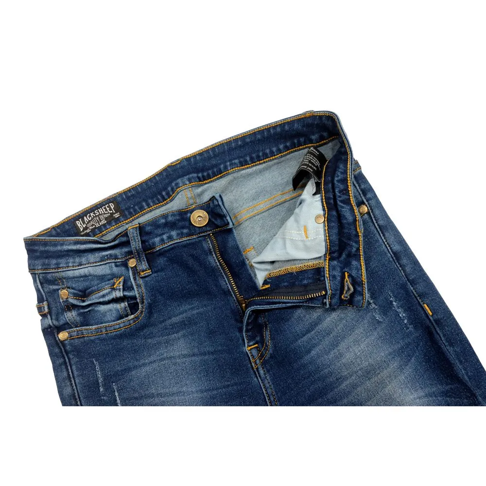 BLACK SHEEP JEANS Dark Blue Blacksheep Jeans BSMSK-190702-26 BLACK SHEEP JEANS Dark Blue Blacksheep Jeans BSMSK-190702-26