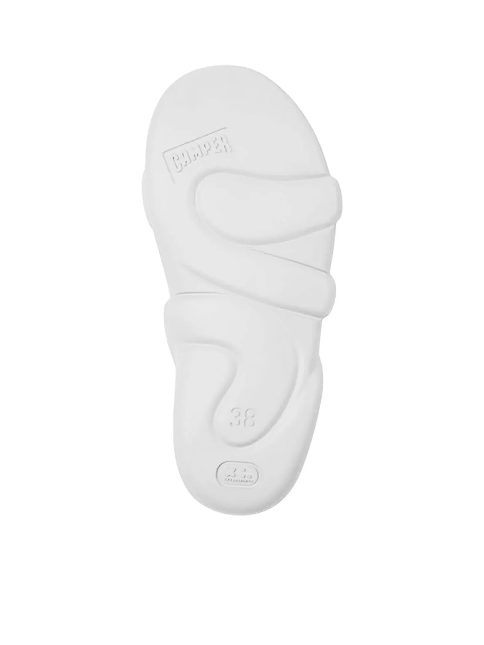 CAMPER Men Sandals Shoes Kobarah Flat White CAMPER Men Sandals Shoes Kobarah Flat White