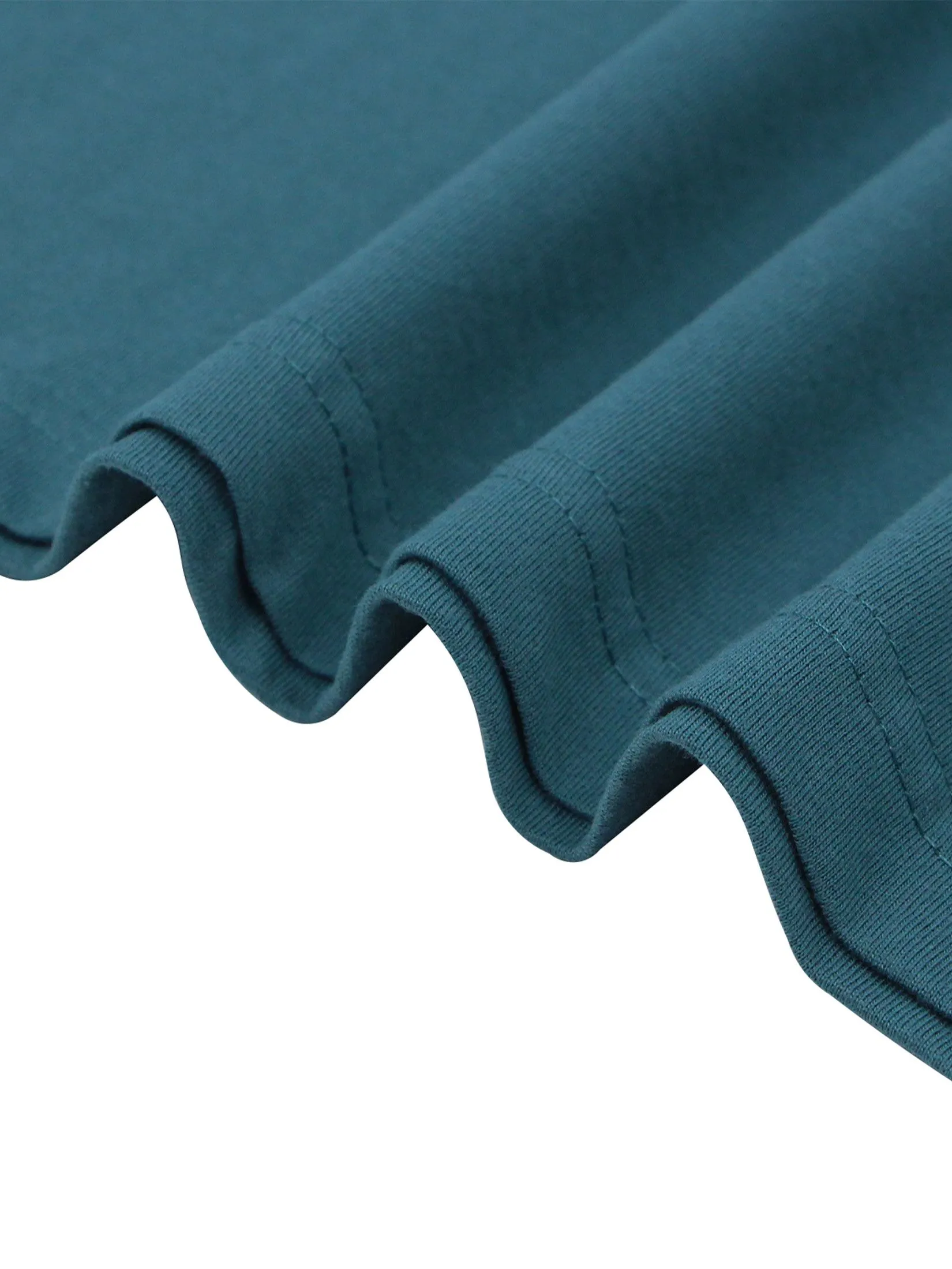 GIORDANO Men's Slim Cotton Embroidery Tee (Classic Man) Deep Emerald green GIORDANO Men's Slim Cotton Embroidery Tee (Classic Man) Deep Emerald green