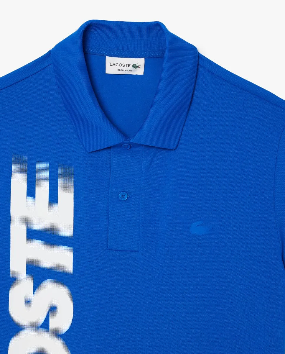 LACOSTE Regular Fit Lacoste Movement Polo Shirt Blue LACOSTE Regular Fit Lacoste Movement Polo Shirt Blue