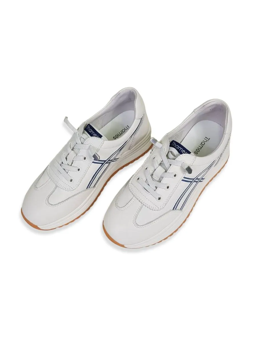THAMES Women Sneakers Height 1' inch Blue THAMES Women Sneakers Height 1' inch Blue