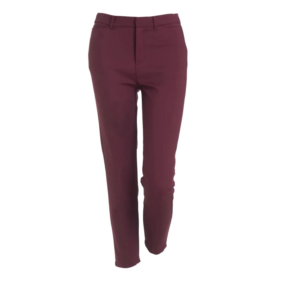 Lady Plus Red Cherry Cropped Pants L-6072PM Lady Plus Red Cherry Cropped Pants L-6072PM