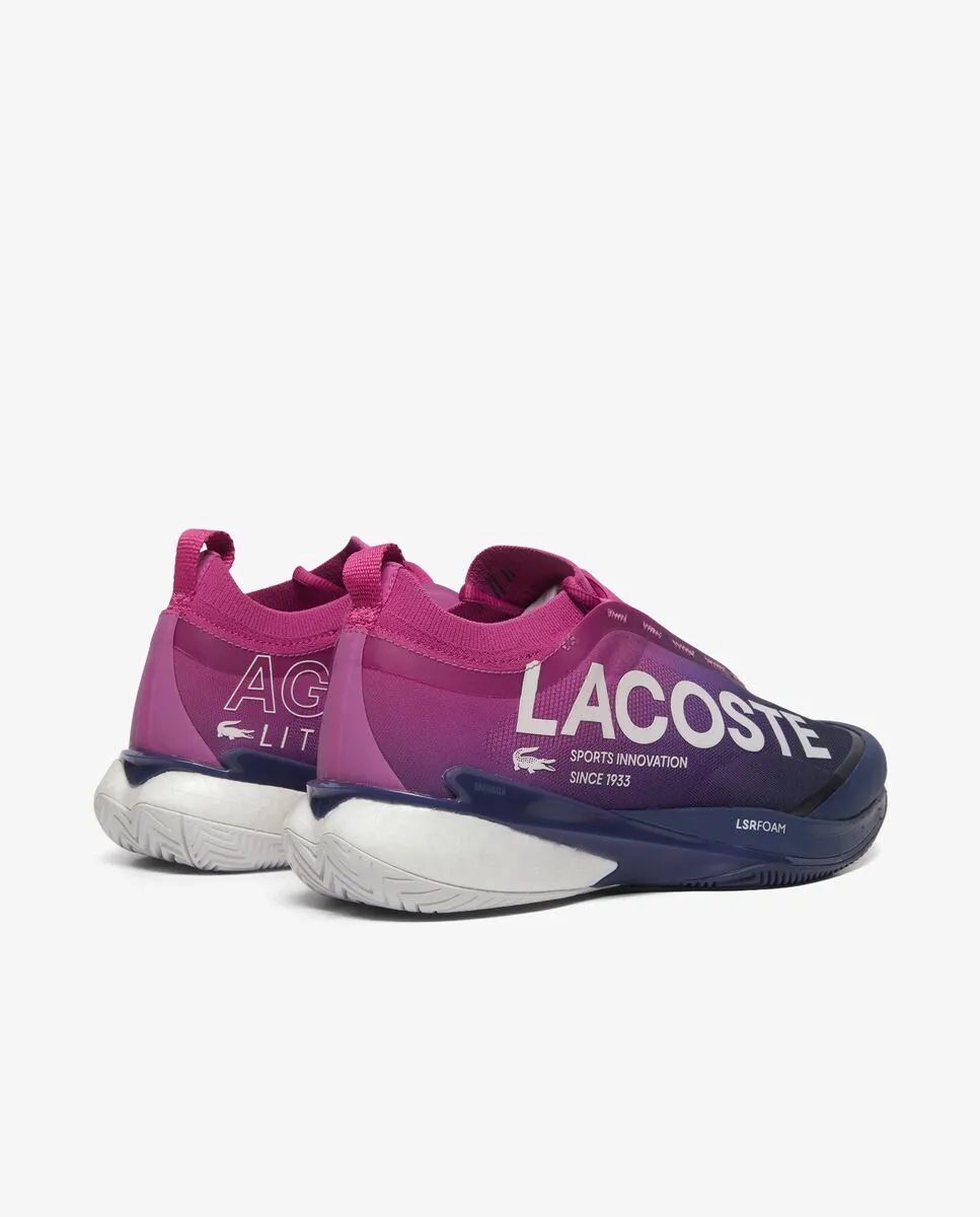 LACOSTE Men’s AG-LT25 Lite Tennis Shoes Pink LACOSTE Men’s AG-LT25 Lite Tennis Shoes Pink