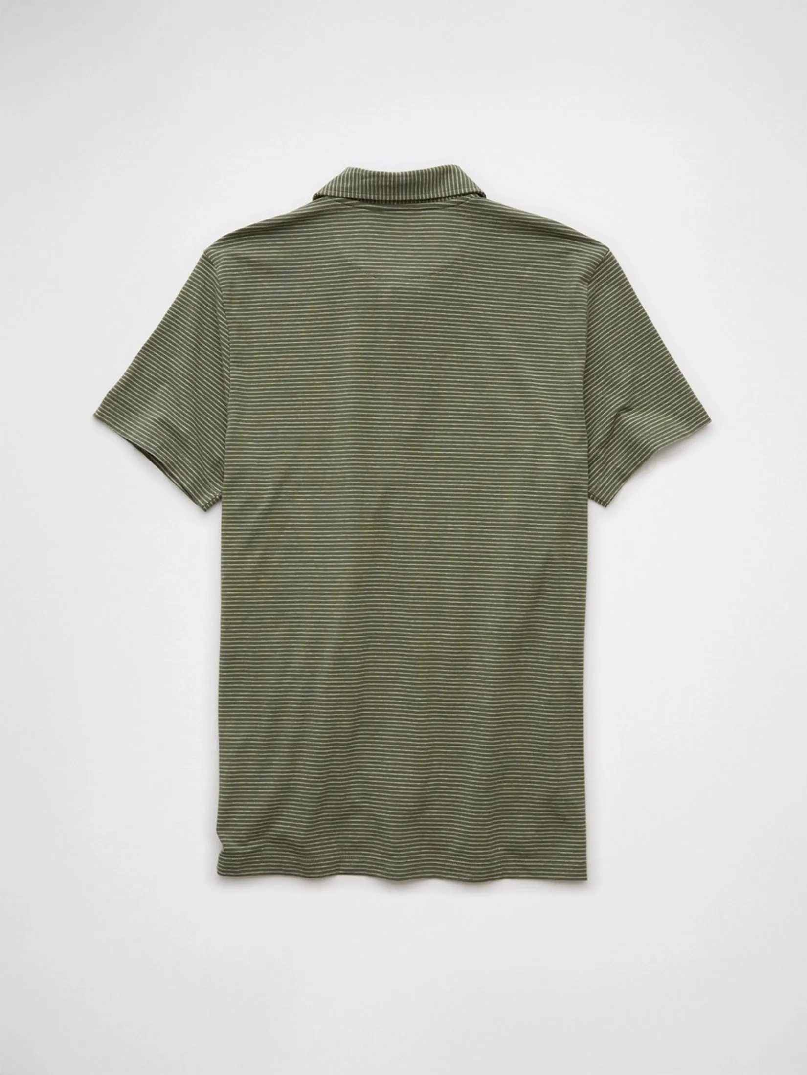 American Eagle MEN P- CULLEN JERSEY POLO (STRIPES) 300 GREEN American Eagle MEN P- CULLEN JERSEY POLO (STRIPES) 300 GREEN