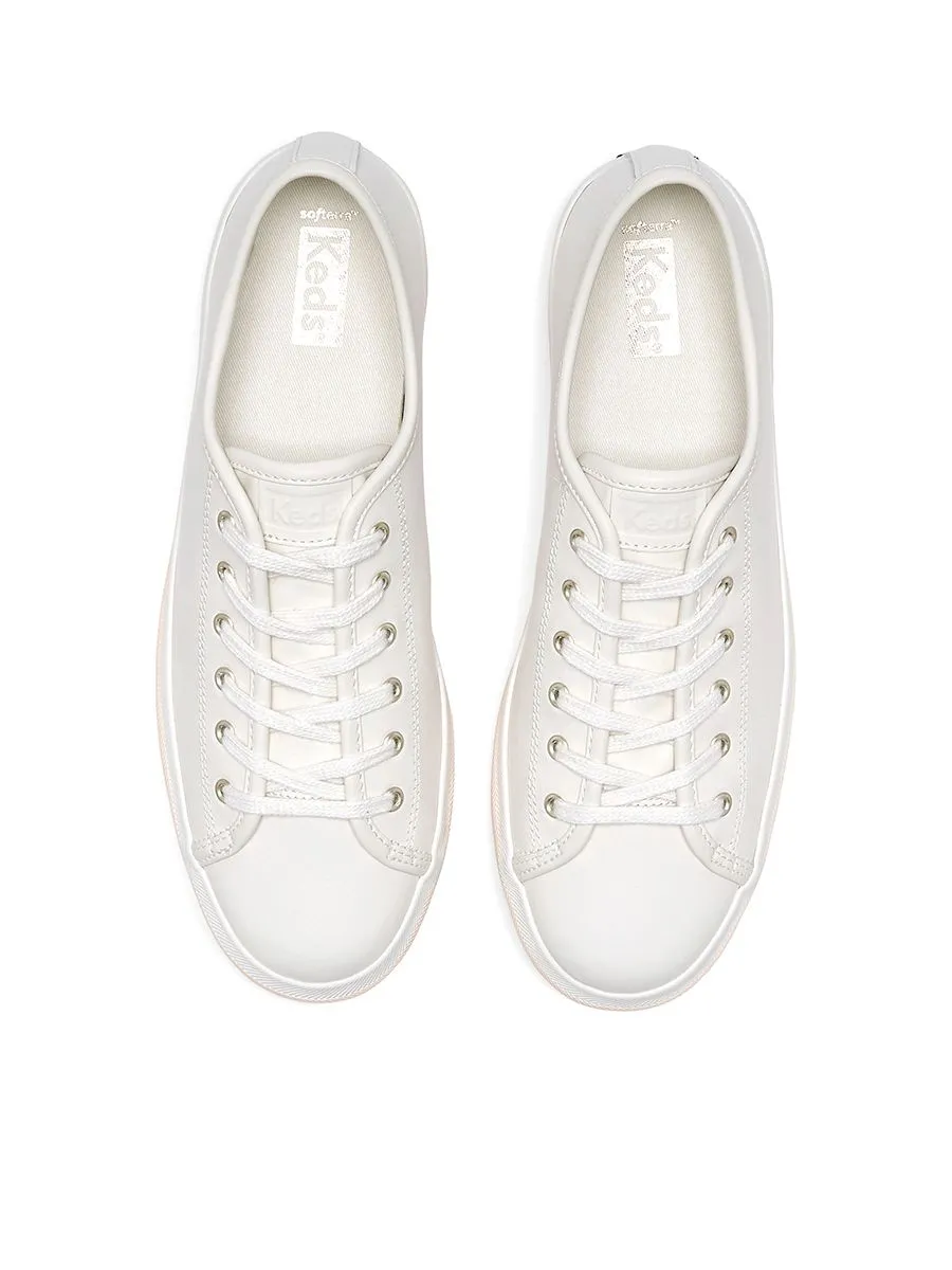 KEDS Women Triple Up Leather Multi Stripe Foxi White/Multi KEDS Women Triple Up Leather Multi Stripe Foxi White/Multi