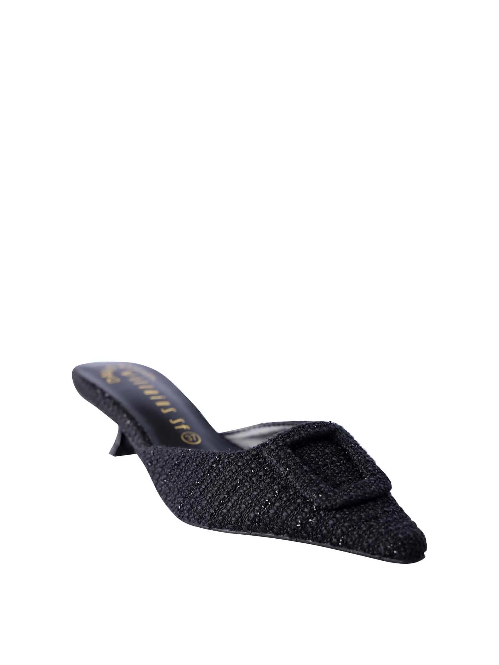 VILLAINS SF ELVA Women's Mule Heels BLACK VILLAINS SF ELVA Women's Mule Heels BLACK