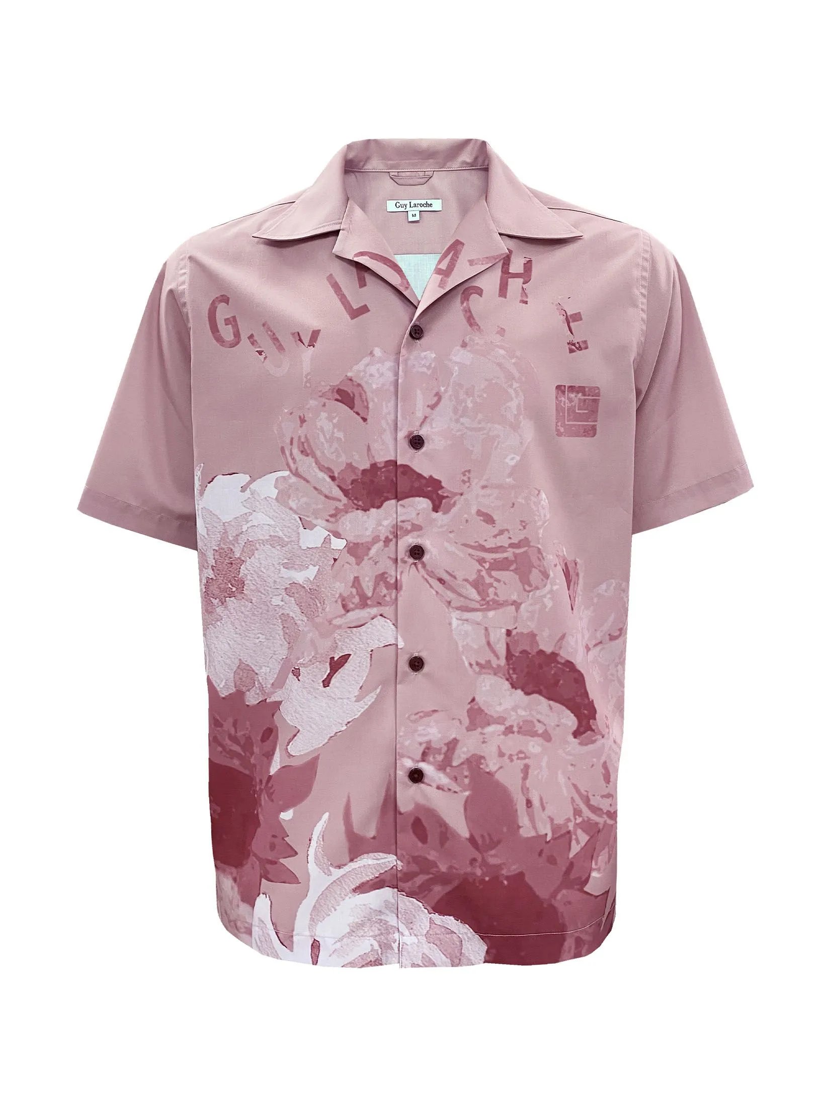 GUY LAROCHE MENWEAR Men's Shirt Short sleeves BAC7402S5PI - Pink GUY LAROCHE MENWEAR Men's Shirt Short sleeves BAC7402S5PI - Pink
