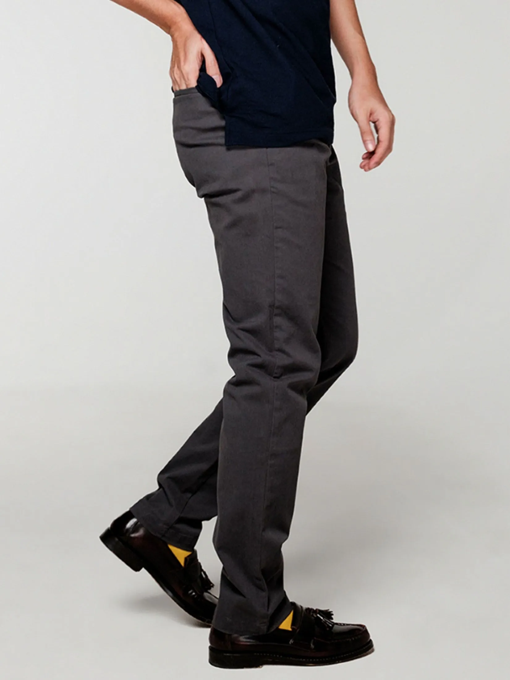 Era-won Men's Chino pants skinny Grey Era-won Men's Chino pants skinny Grey