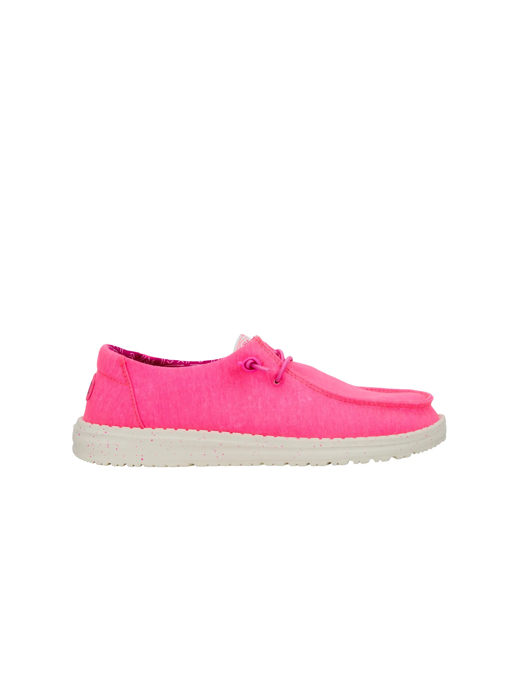 HEYDUDE WENDY STRETCH CANVAS  - NEON PINK HEYDUDE WENDY STRETCH CANVAS  - NEON PINK