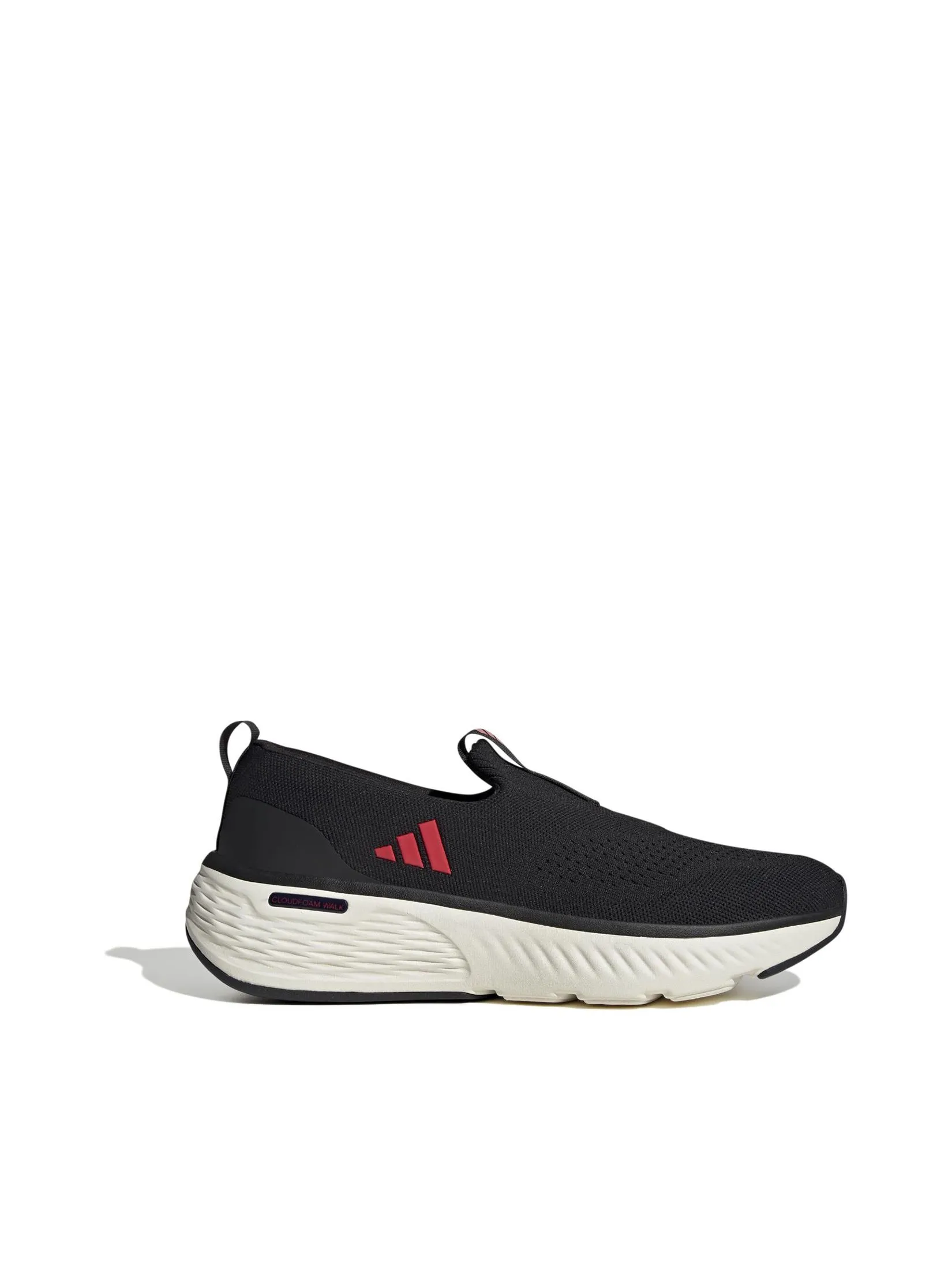 ADIDAS Men Sneakers Cloudfoam Go Lounger Core Black / Better Scarlet / Off White ADIDAS Men Sneakers Cloudfoam Go Lounger Core Black / Better Scarlet / Off White