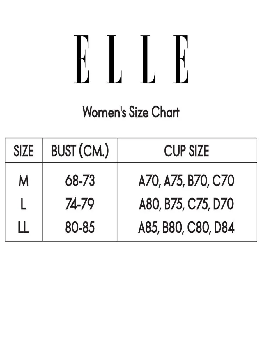 ELLE LINGERIE BRASSIERE WOMEN LB8760BE BEIGE ELLE LINGERIE BRASSIERE WOMEN LB8760BE BEIGE