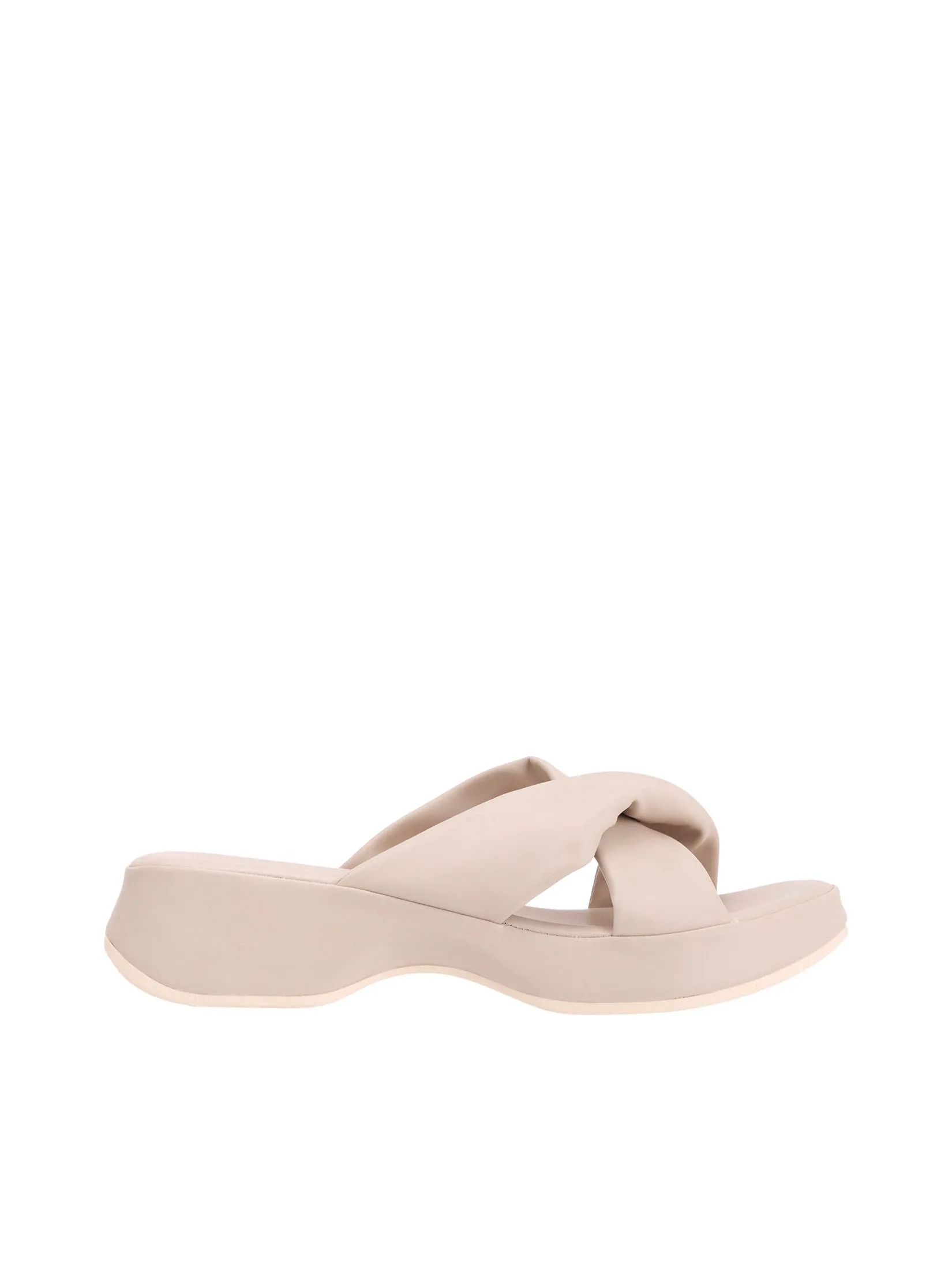 EVERSINCE Women Wedge Sandals Cross Straps EVERSINCE Women Wedge Sandals Cross Straps