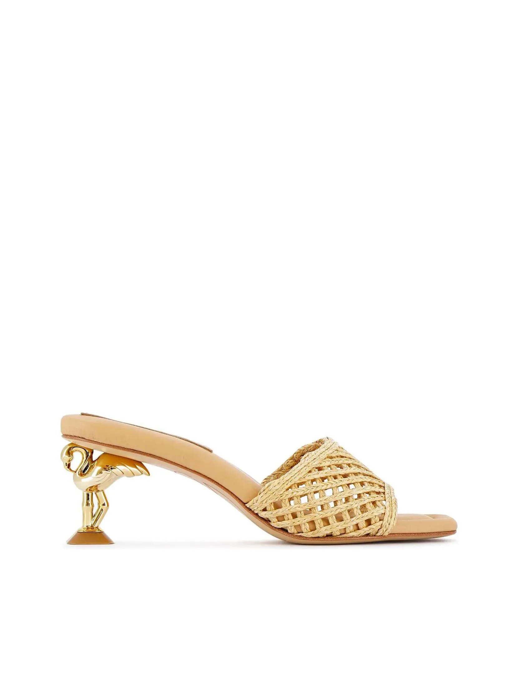 SOPHIA WEBSTER Women Mule Low Flo Flamingo Camel SOPHIA WEBSTER Women Mule Low Flo Flamingo Camel