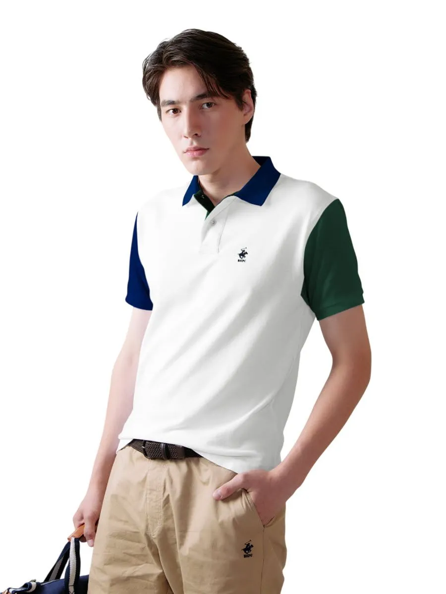BEVERLY HILLS POLO CLUB White Men Polo Shirts Model BN2A628 BEVERLY HILLS POLO CLUB White Men Polo Shirts Model BN2A628