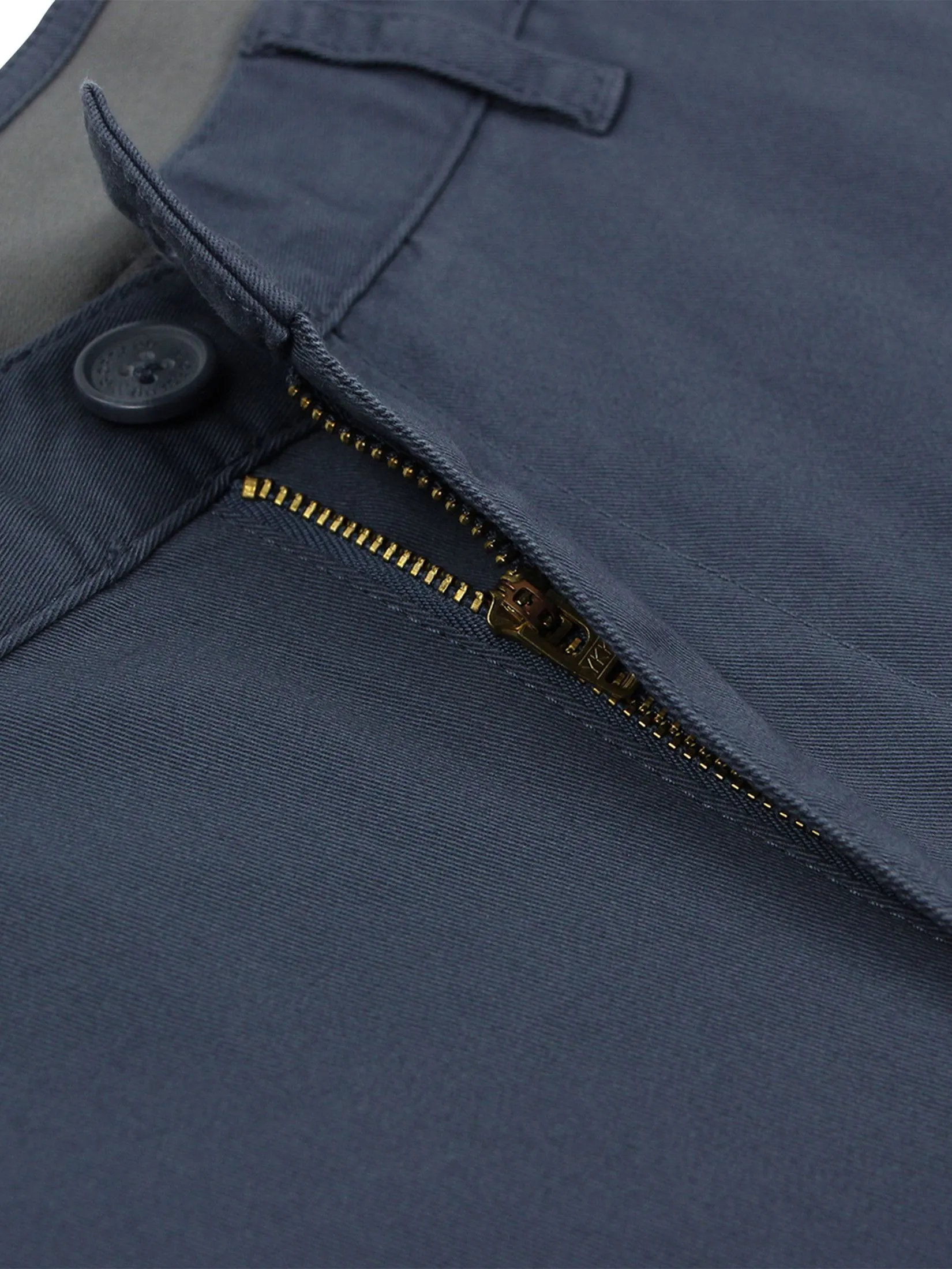 GIORDANO Men's Super Stretch Easy Care Pants (180 Waistband) Grey Cavalry