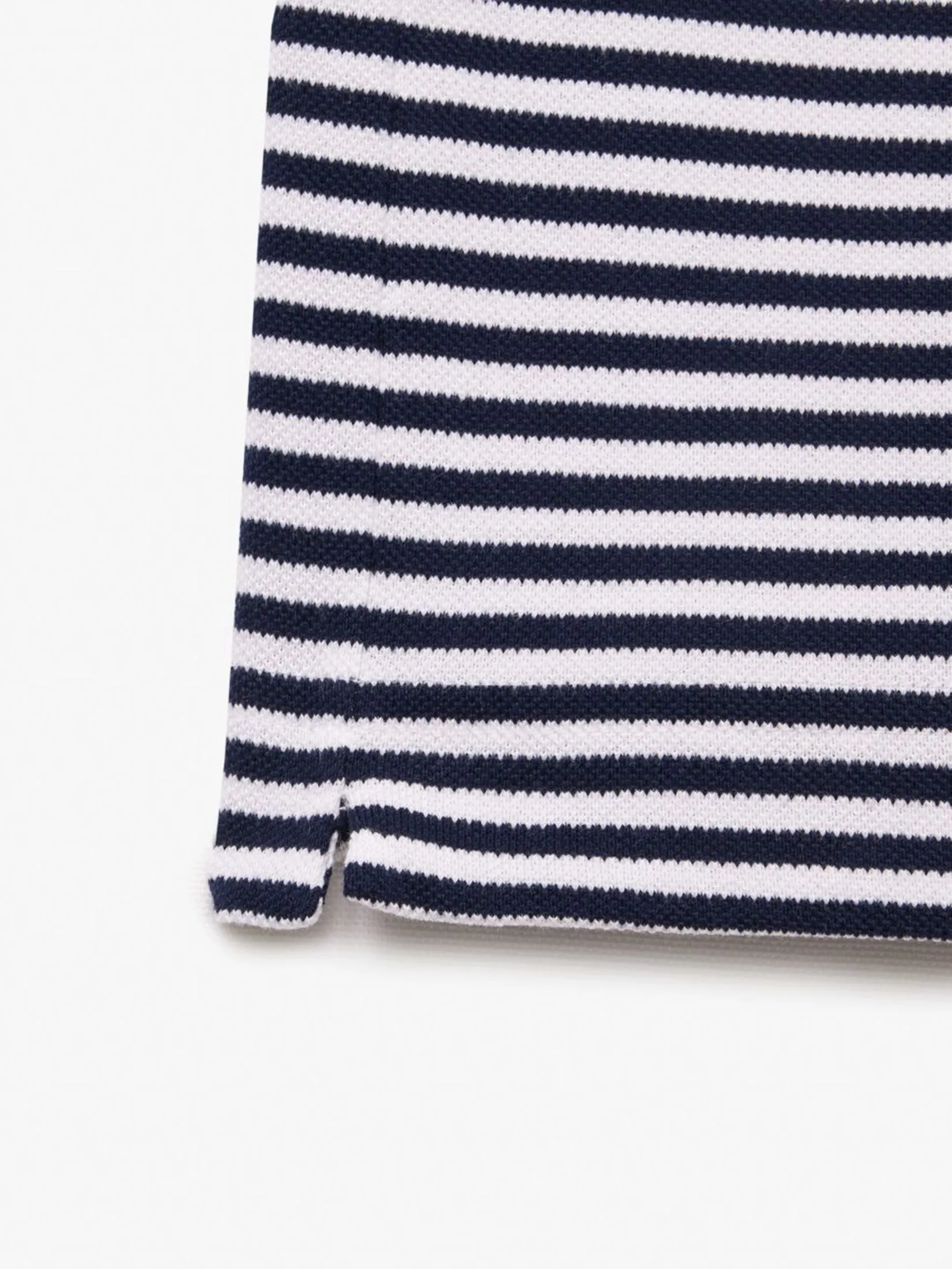 LACOSTE Classic Fit L.12.12 Striped Petit Piqu  Polo Shirt White LACOSTE Classic Fit L.12.12 Striped Petit Piqu  Polo Shirt White