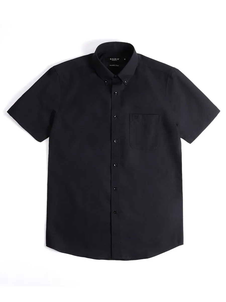 OASIS Men's Short sleeve Shirt Black OASIS Men's Short sleeve Shirt Black