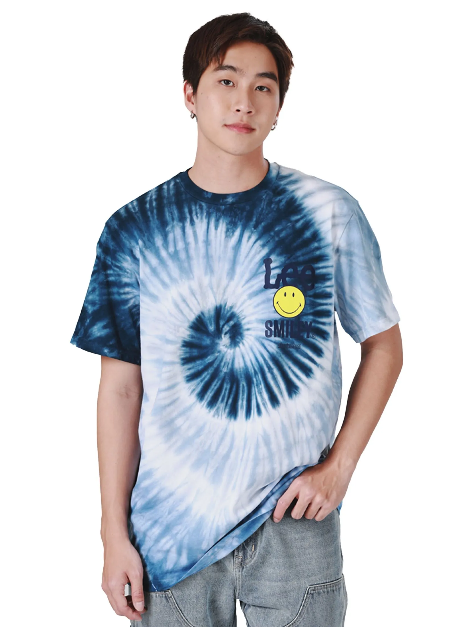 LEE Men's Tee Short Sleeve Lee Smiley Collection Comfort Fit Blue LEE Men's Tee Short Sleeve Lee Smiley Collection Comfort Fit Blue